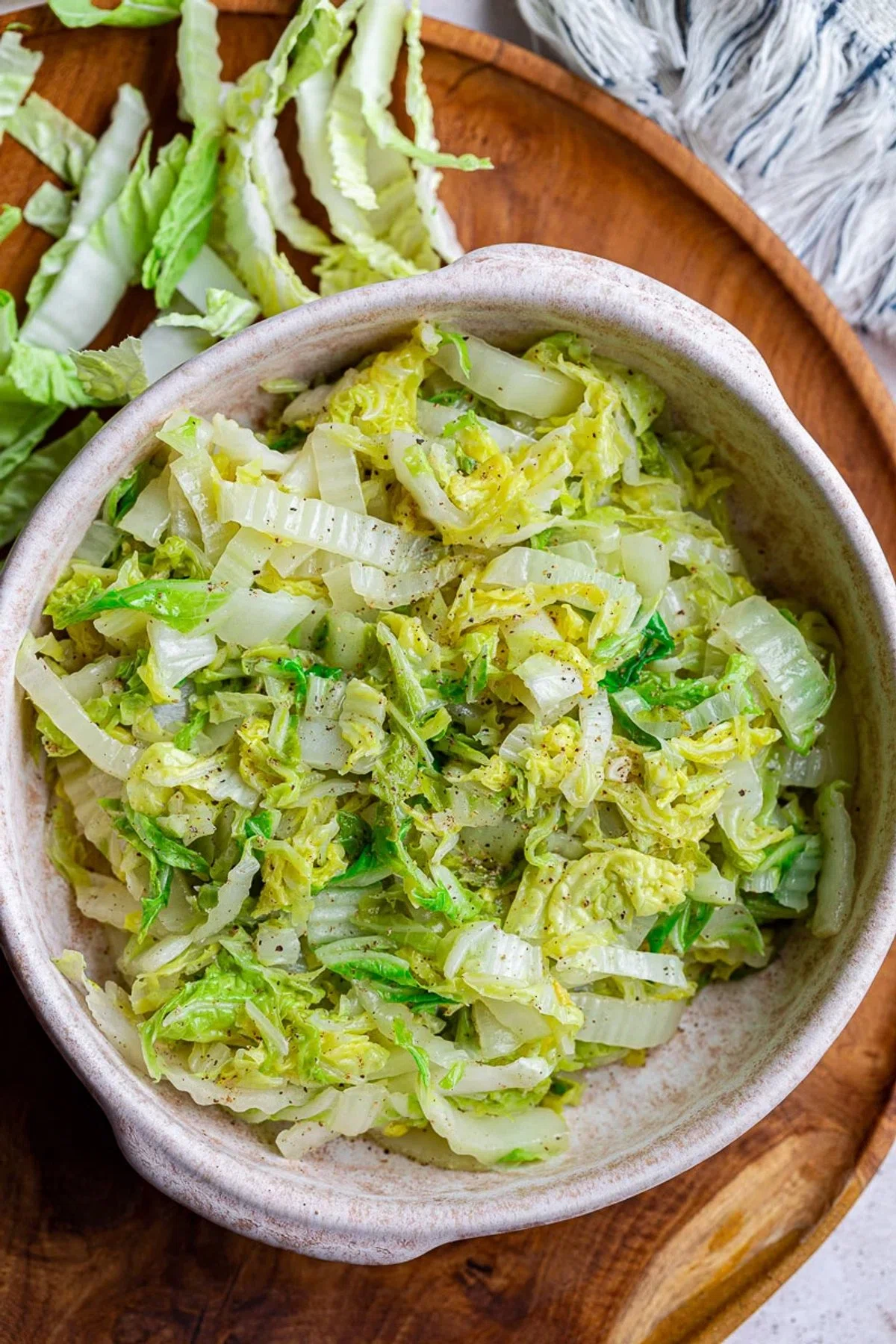 Sautéed Napa Cabbage