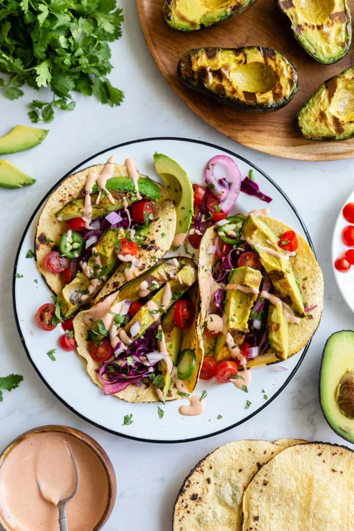 Grilled Avocado Tacos