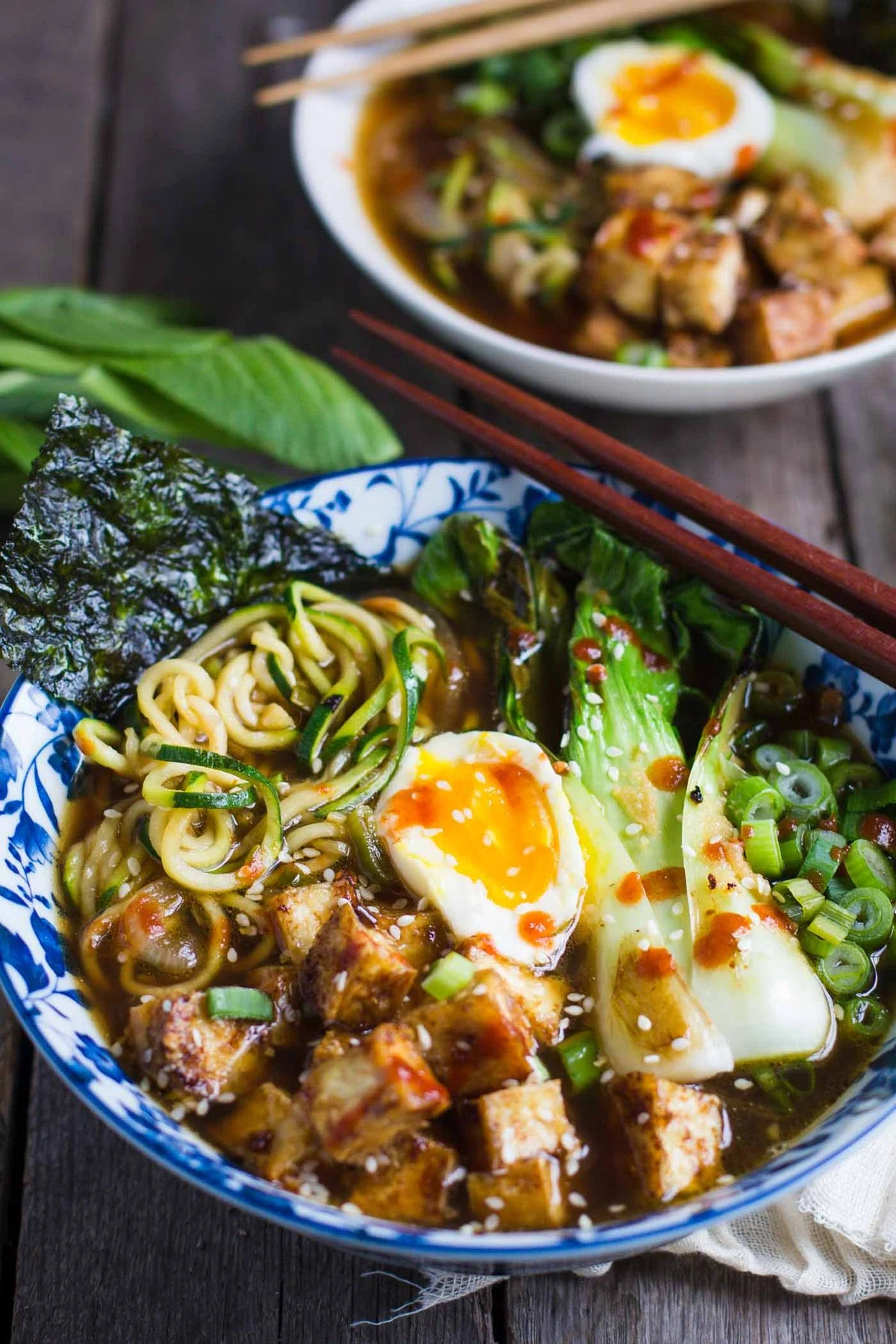 Zucchini Noodle Ramen Soup