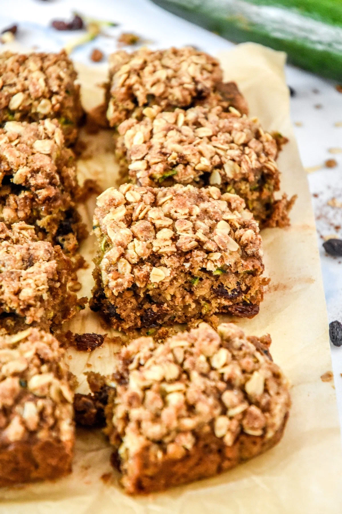 Cinnamon Raisin Zucchini Coffee Cake