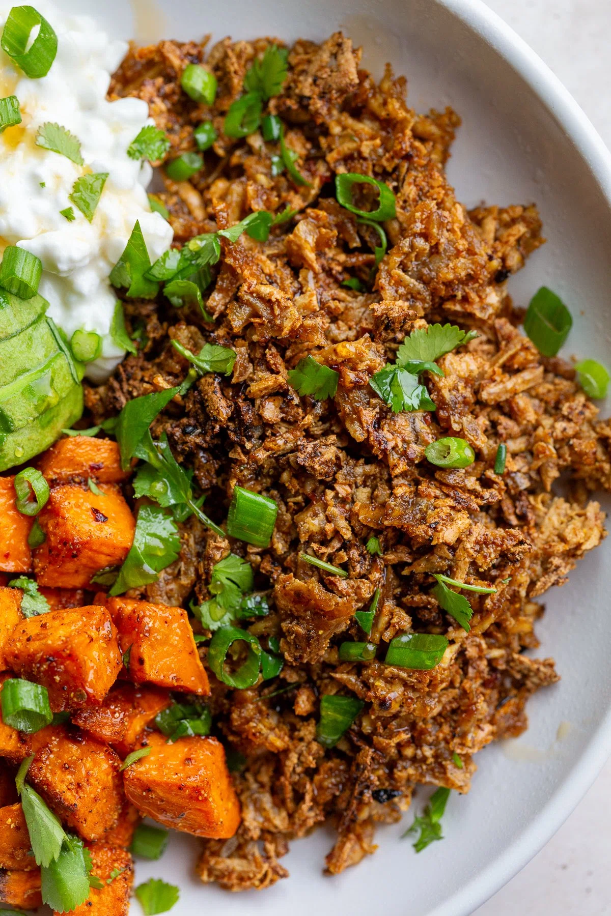 Tofu Ground Beef Bowls