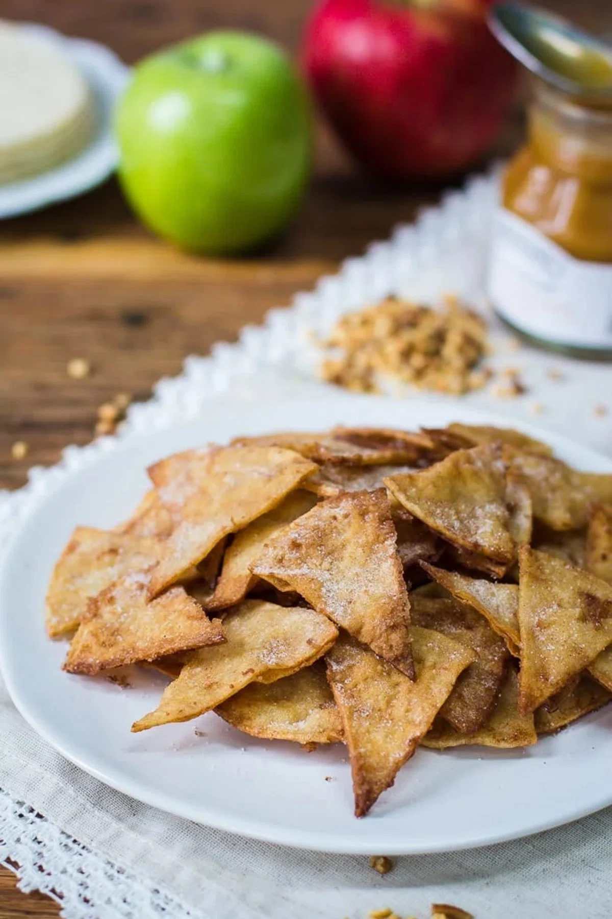 Caramel Apple Dessert Nachos