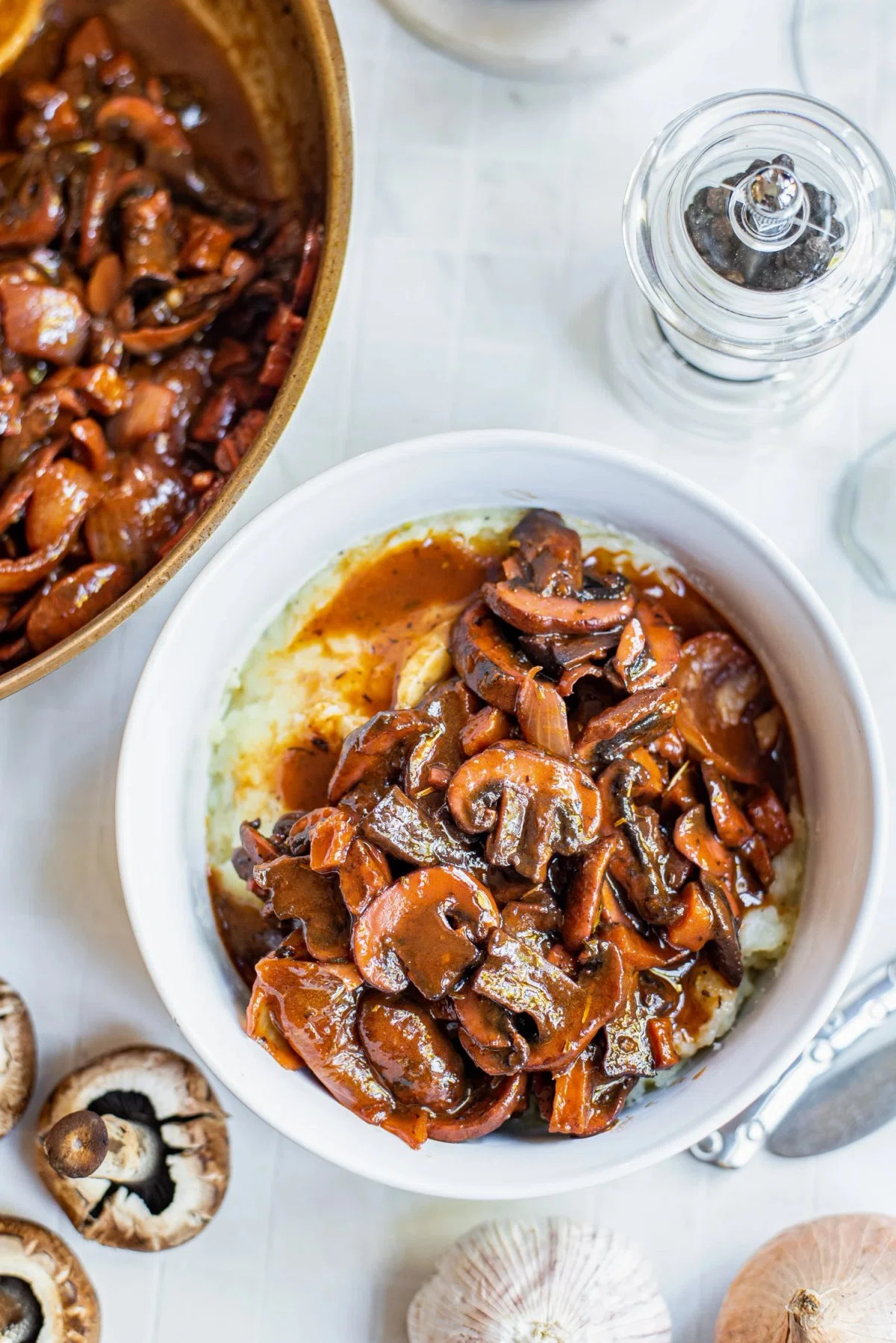 Mushrooms Bourguignon