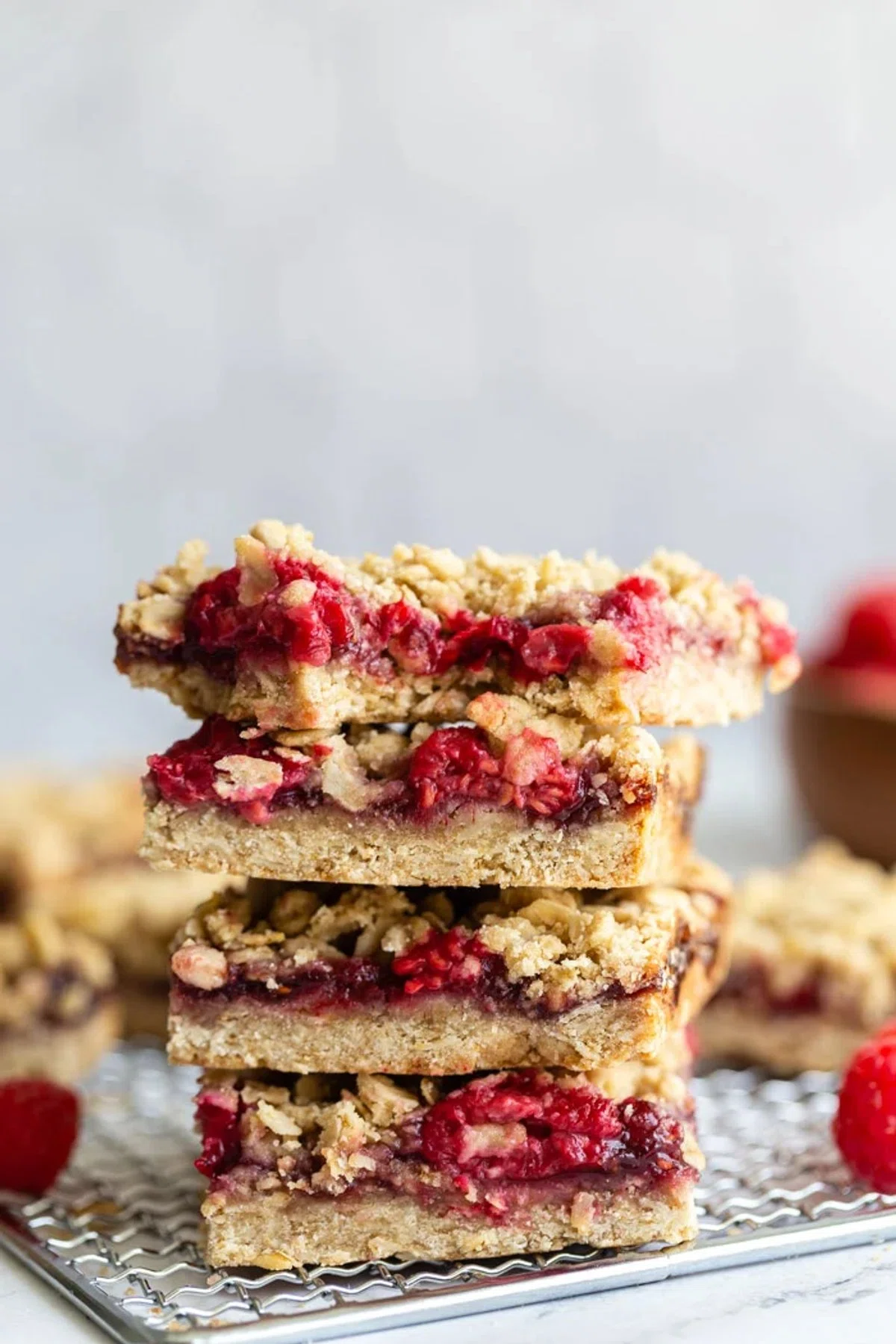 Raspberry Crumble Bars