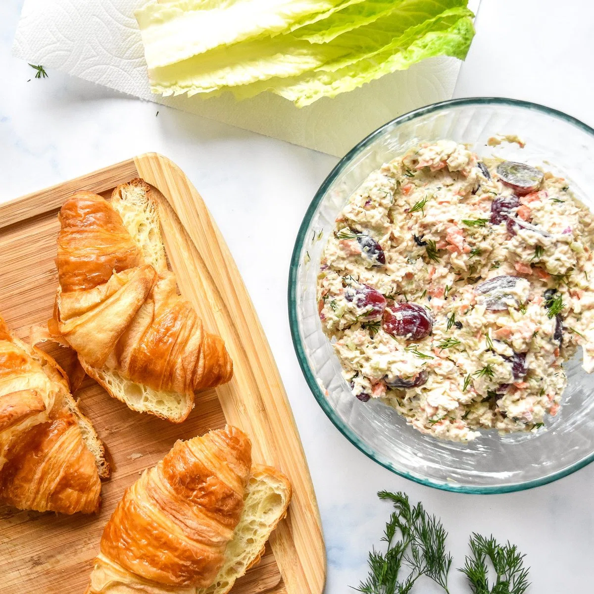 Easy Chicken Salad with Grapes