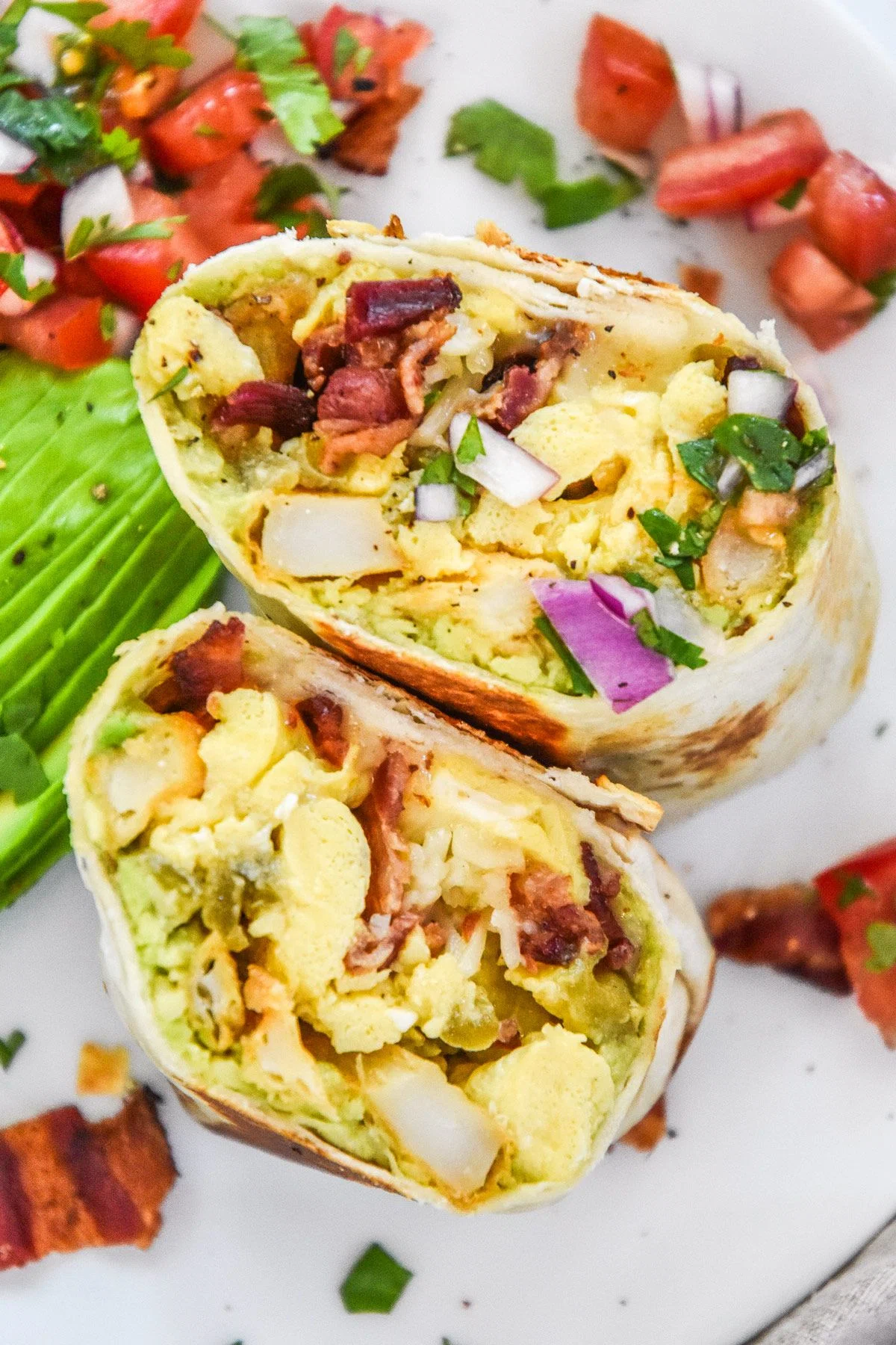 Meal Prep California Style Breakfast Burritos