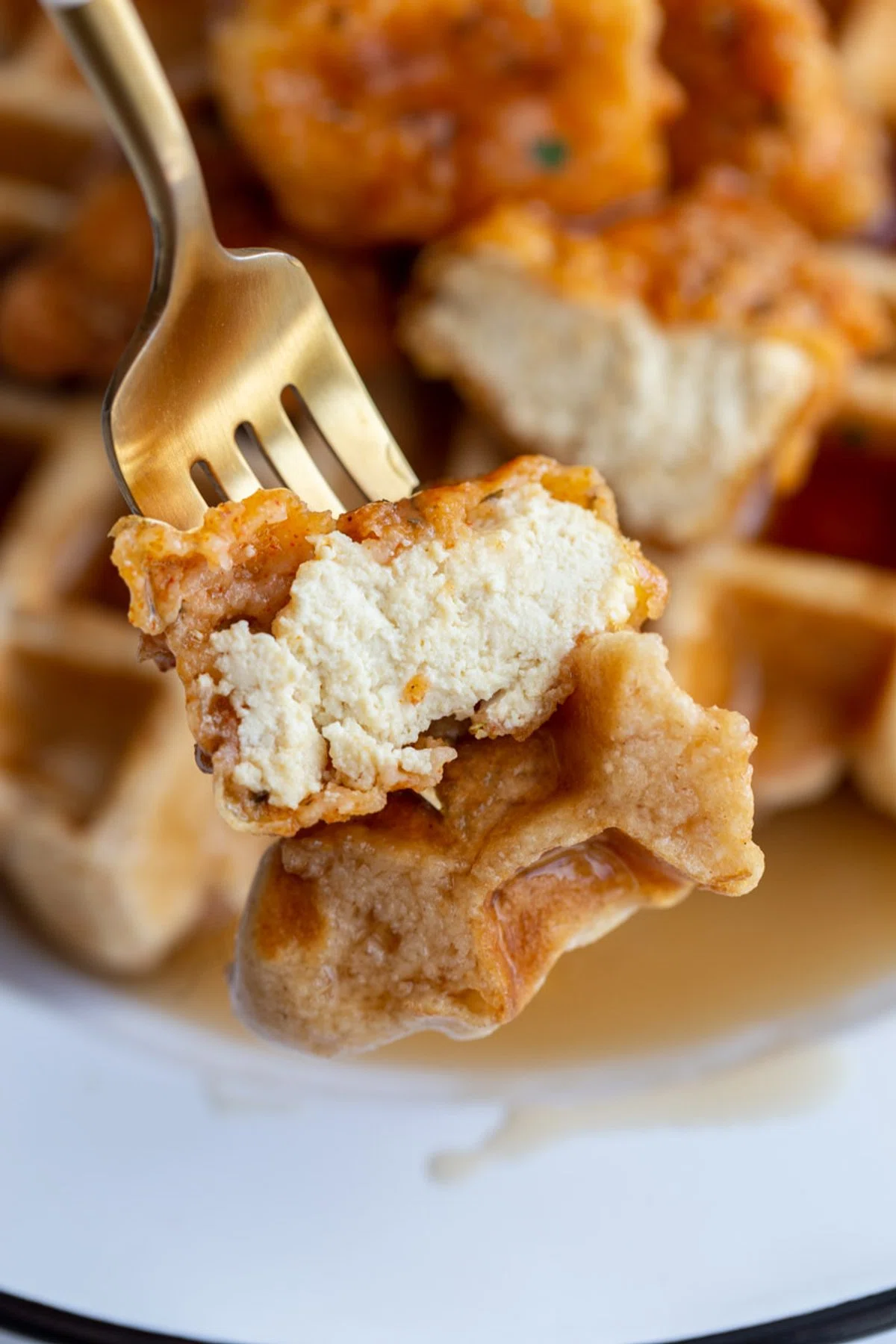 Vegan Chicken and Waffles