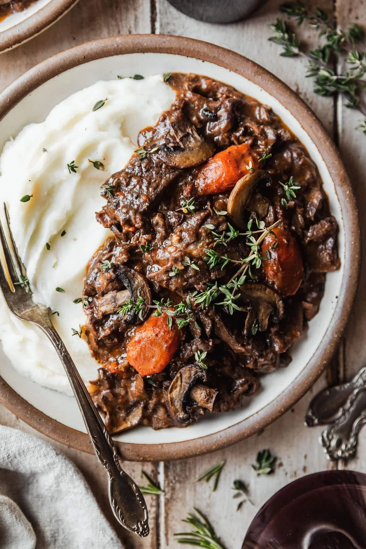 Short Rib Beef Bourguignon