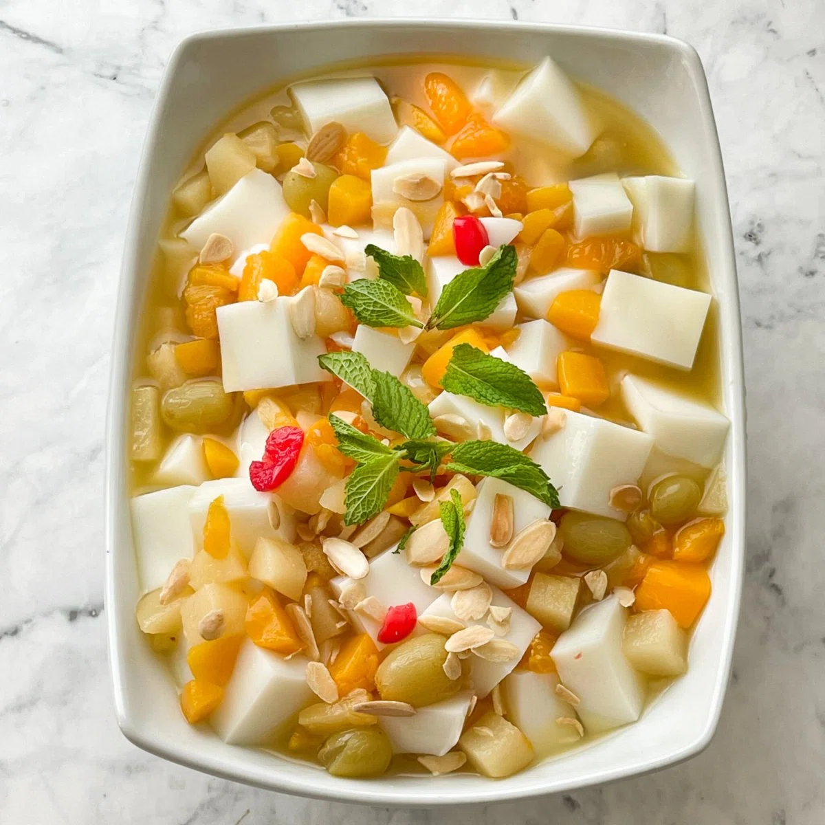 Easy Chinese Almond Jelly