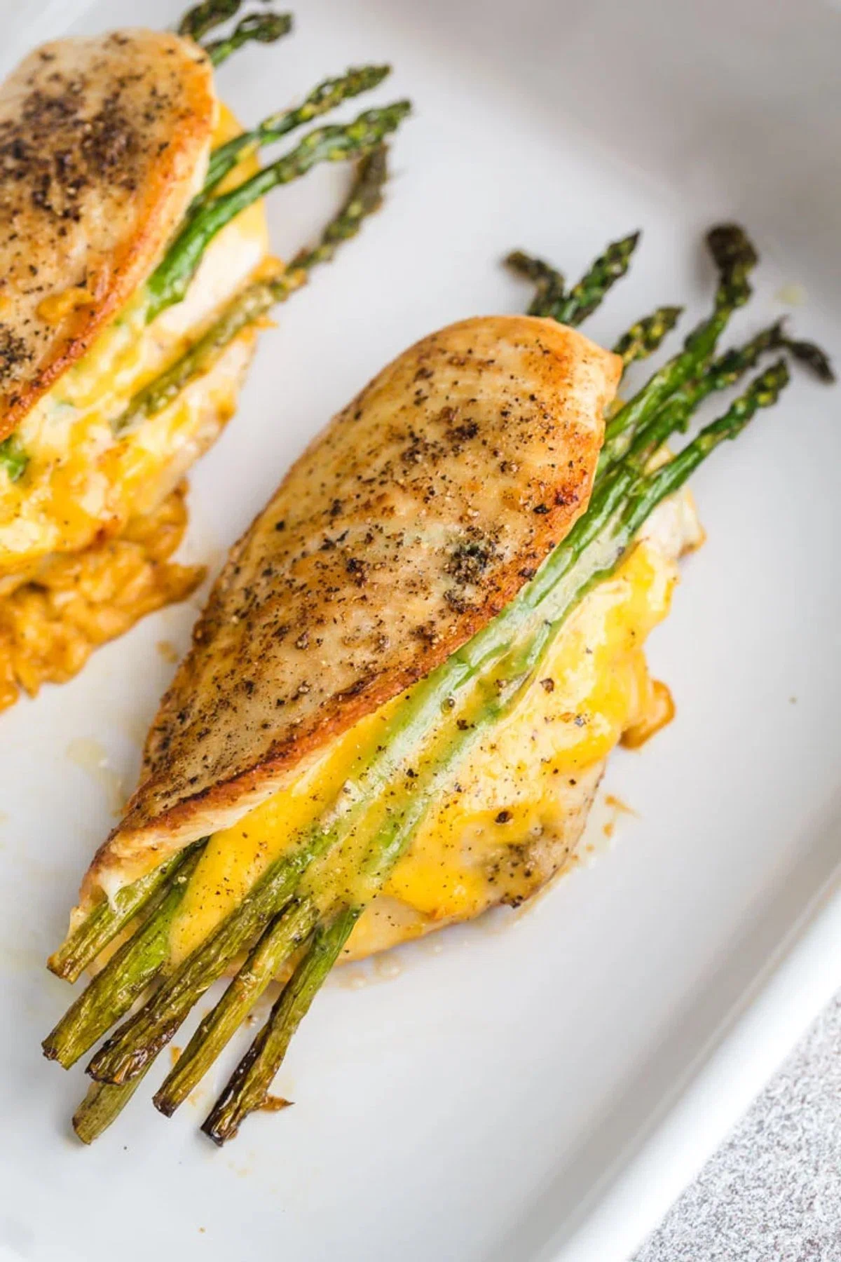 Asparagus & Cheese Stuffed Chicken