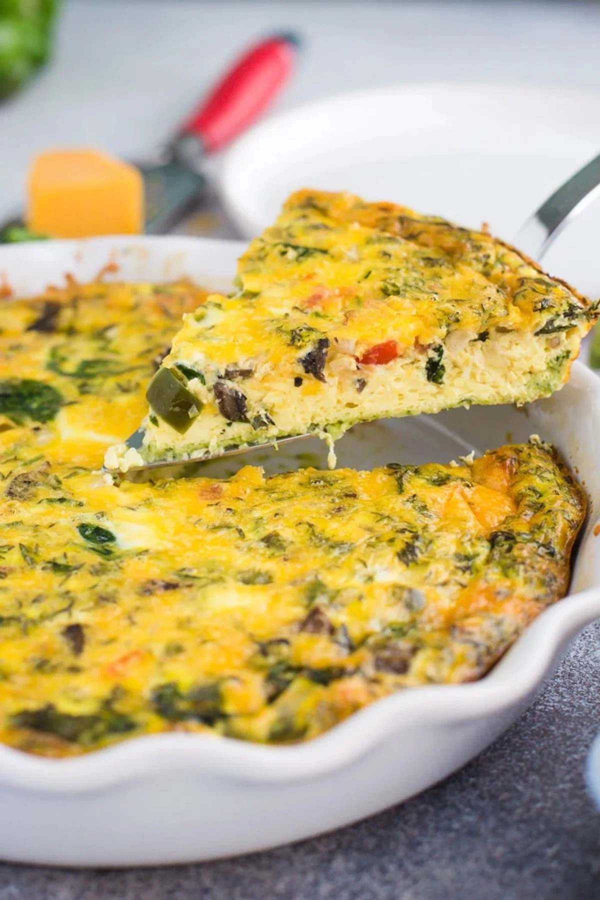Zucchini Crust Quiche