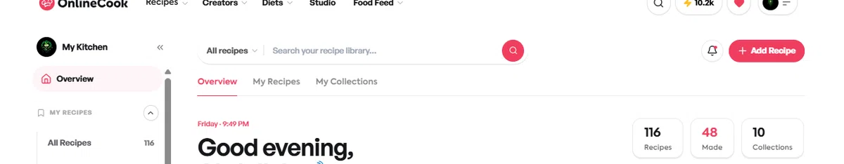 Testing Recipe Flow