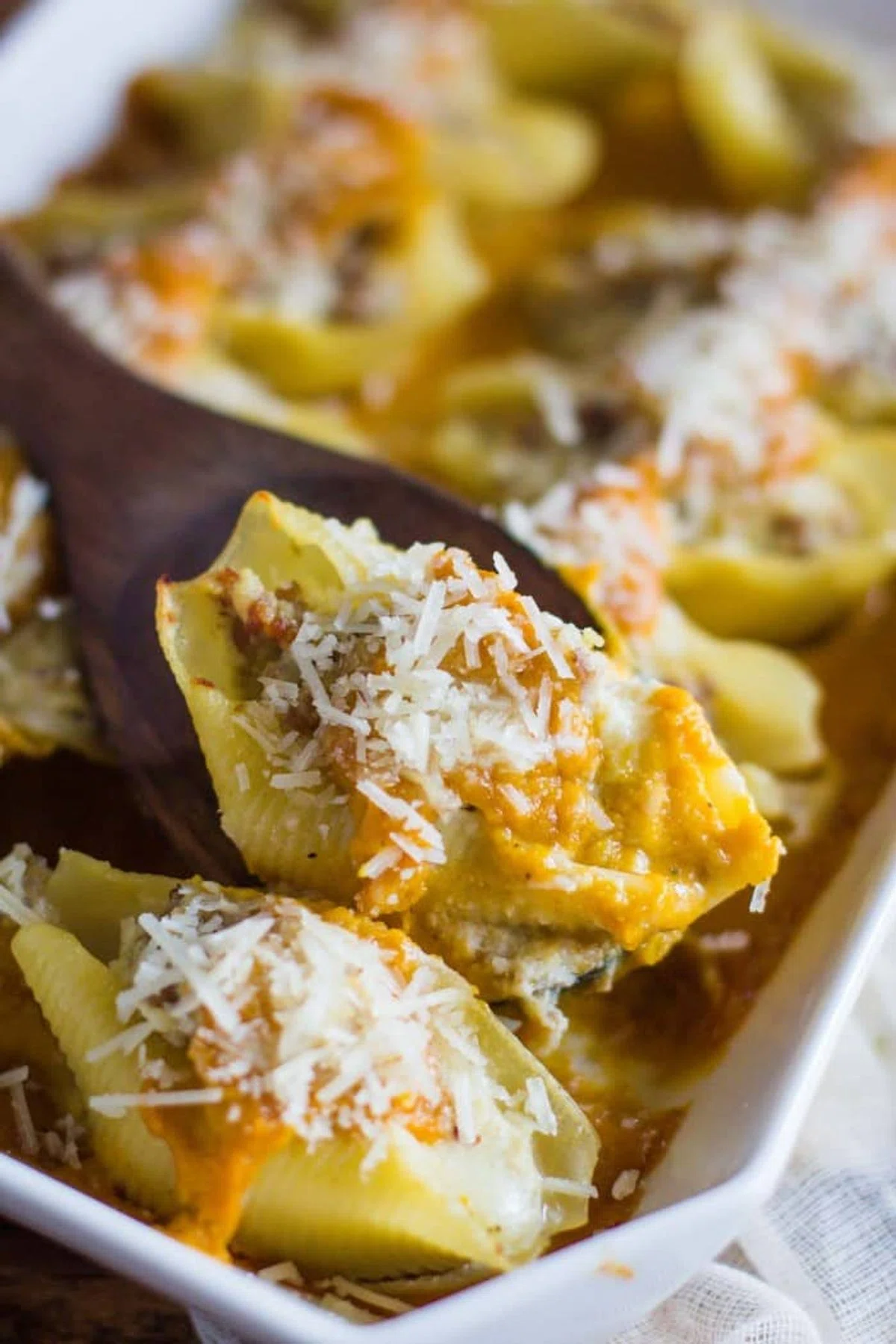 Stuffed Shells with Butternut Squash Sauce