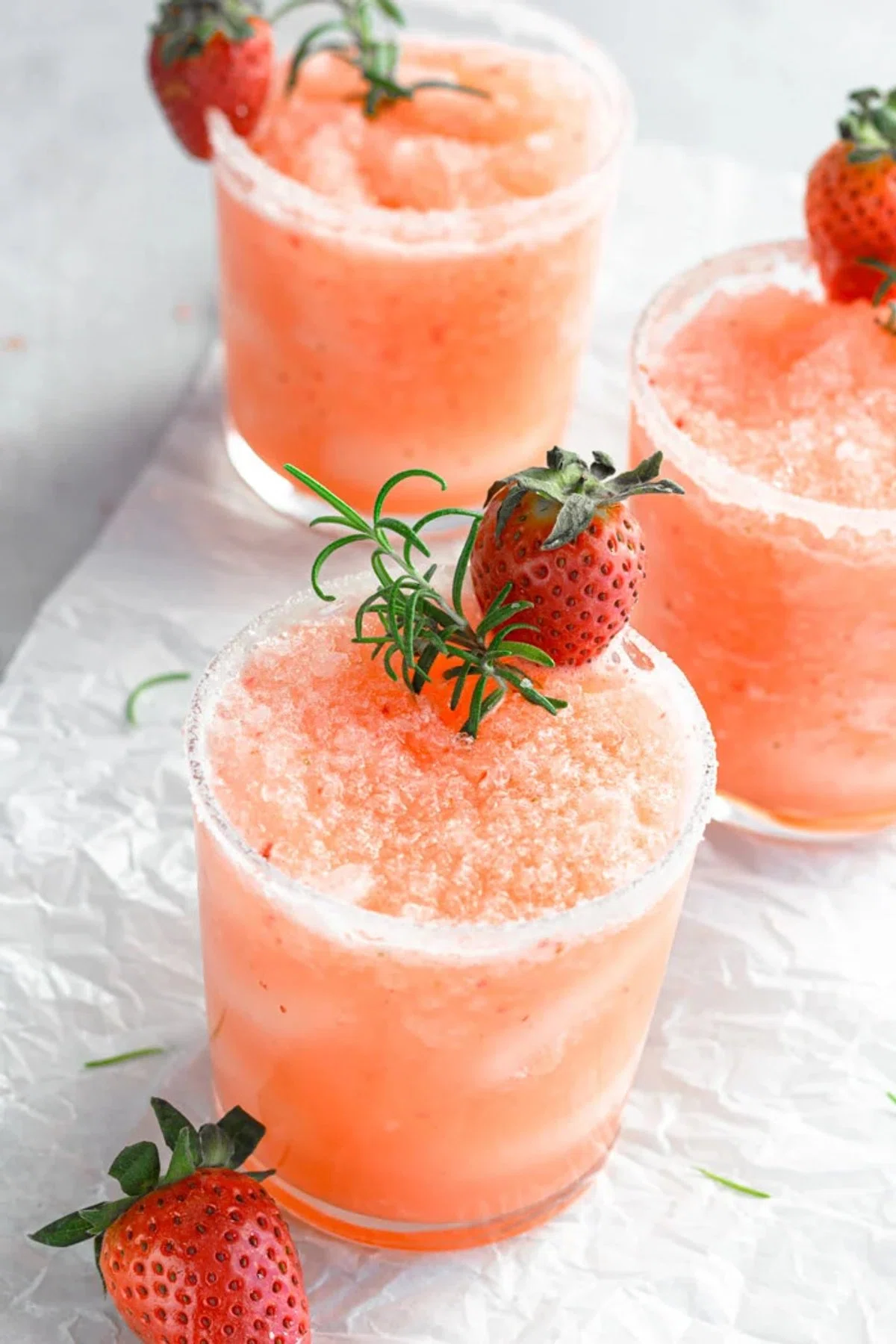 Strawberry Salty Dog Cocktail