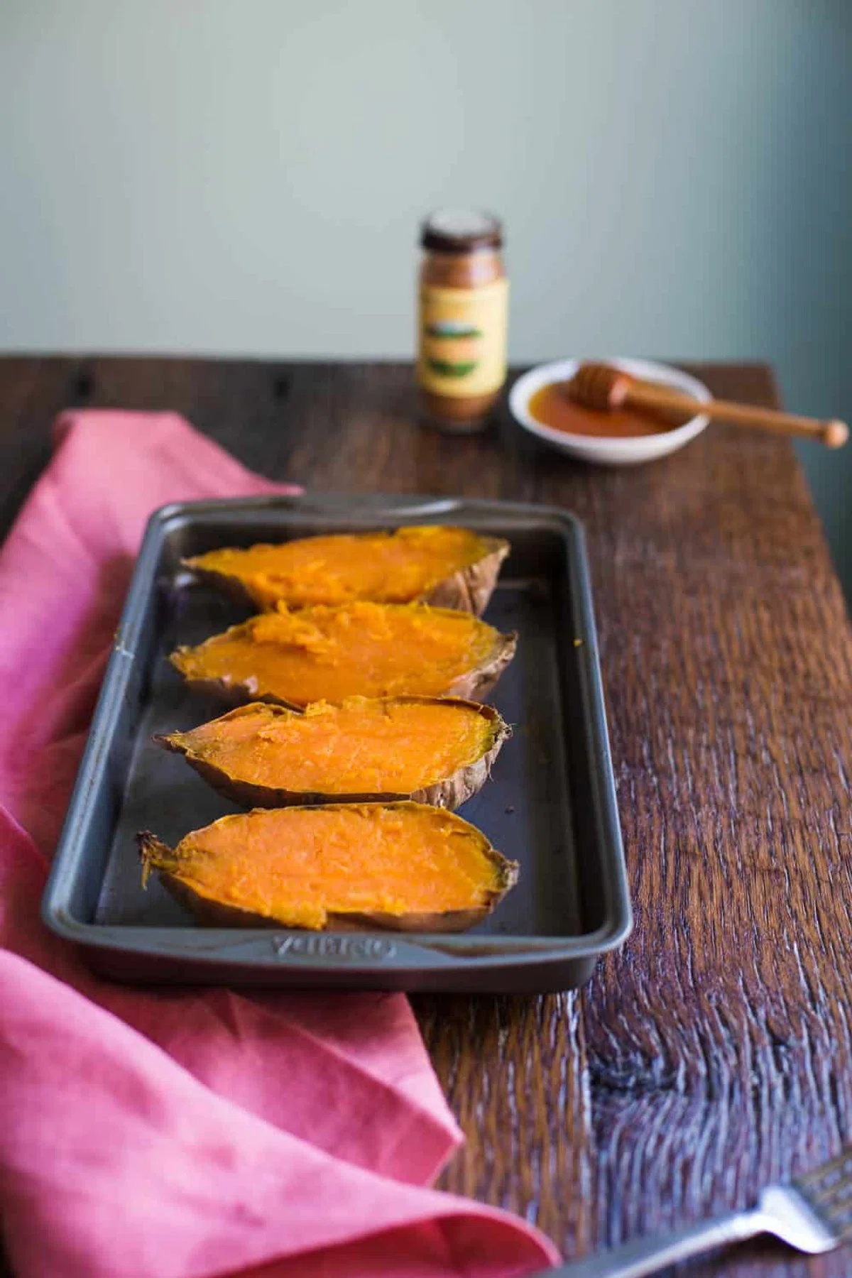 Breakfast Baked Sweet Potatoes
