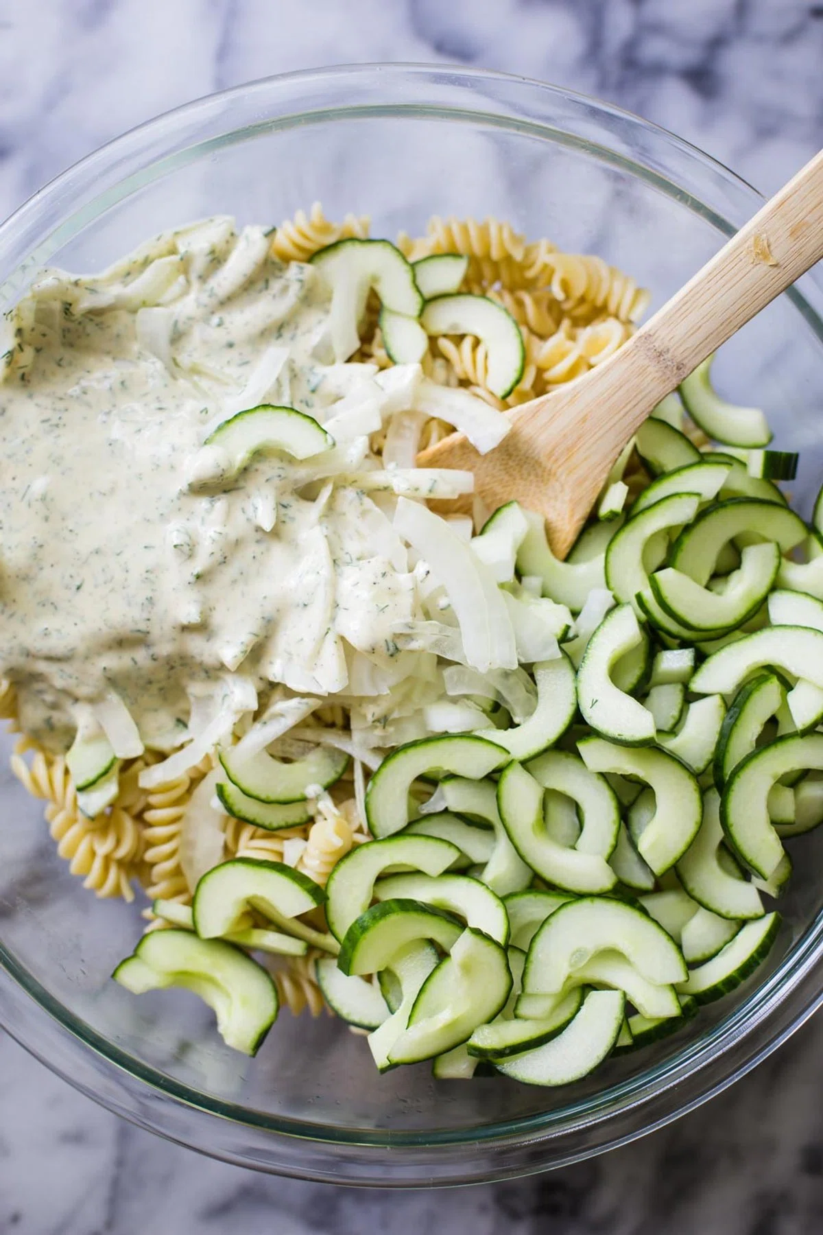 Cucumber Pasta Salad