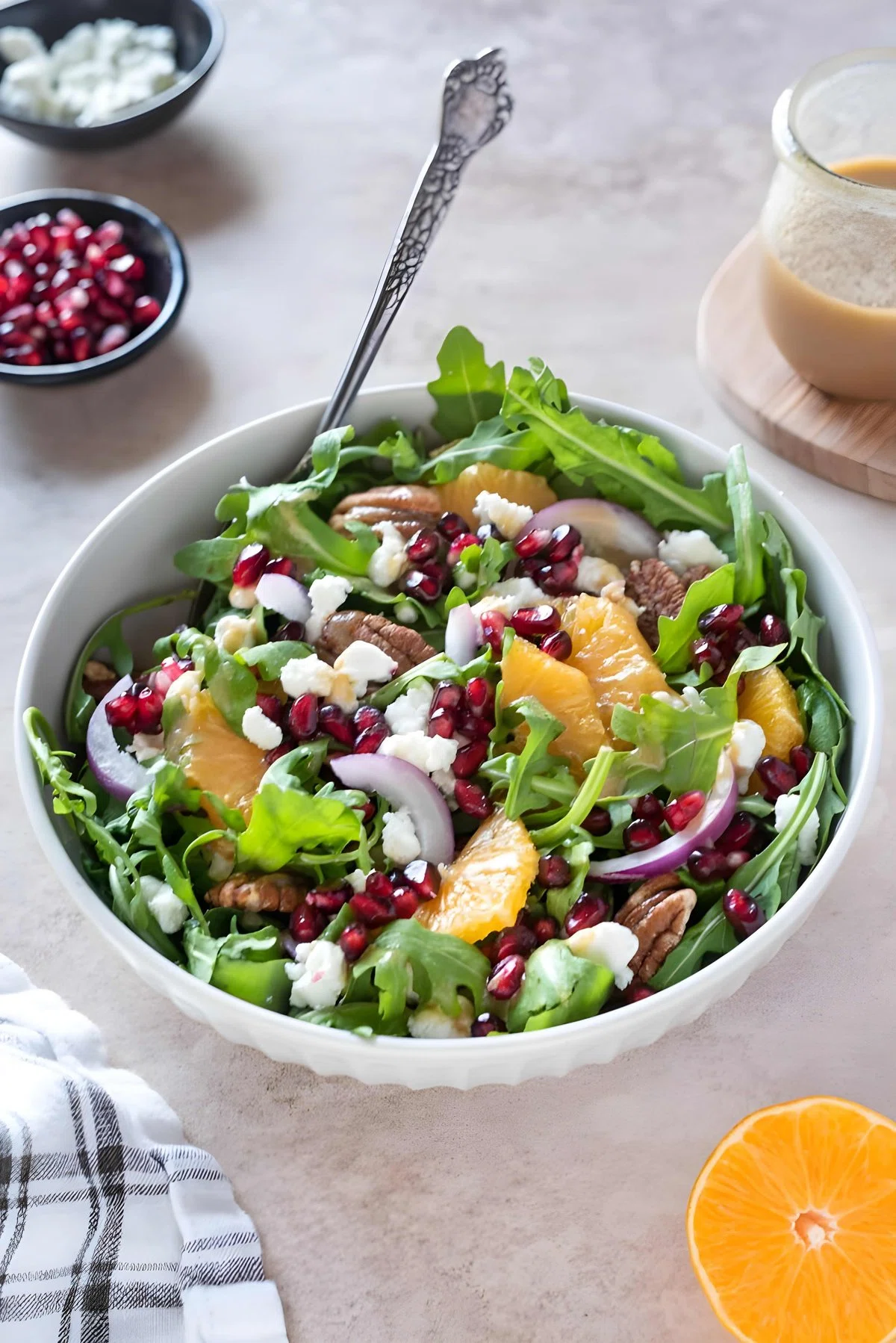 Arugula Orange Pomegranate Salad