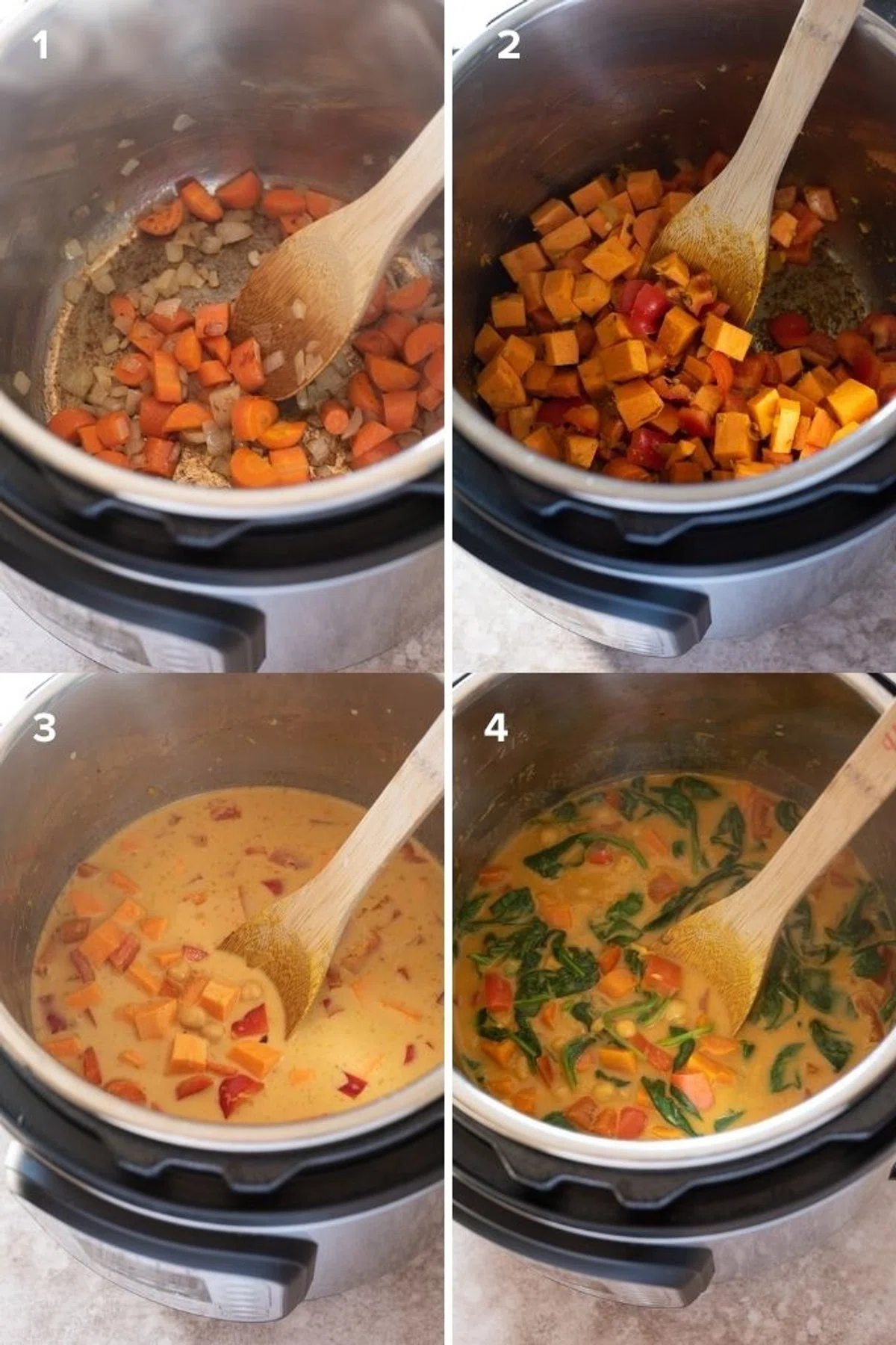 Instant Pot Sweet Potato Chickpea Curry