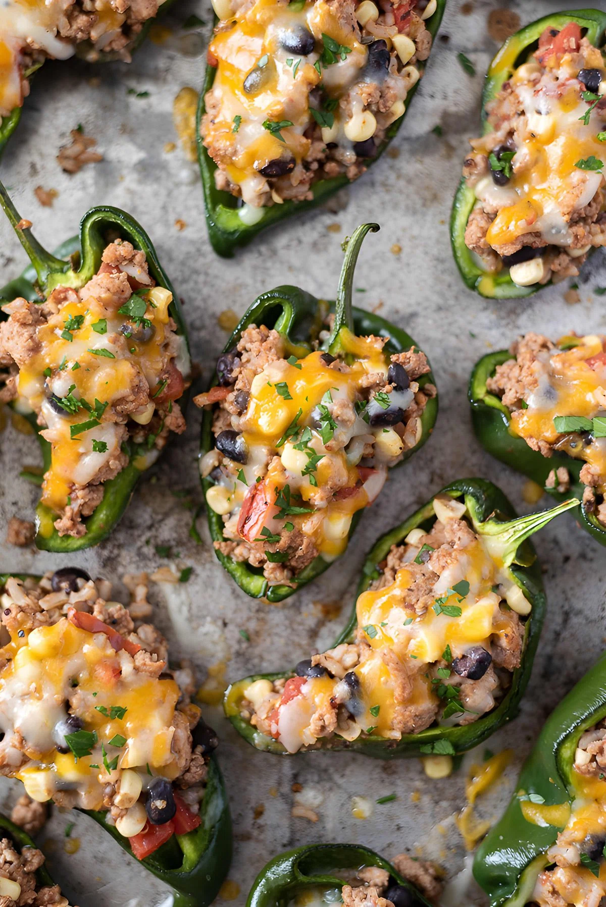 Southwest Stuffed Poblano Peppers