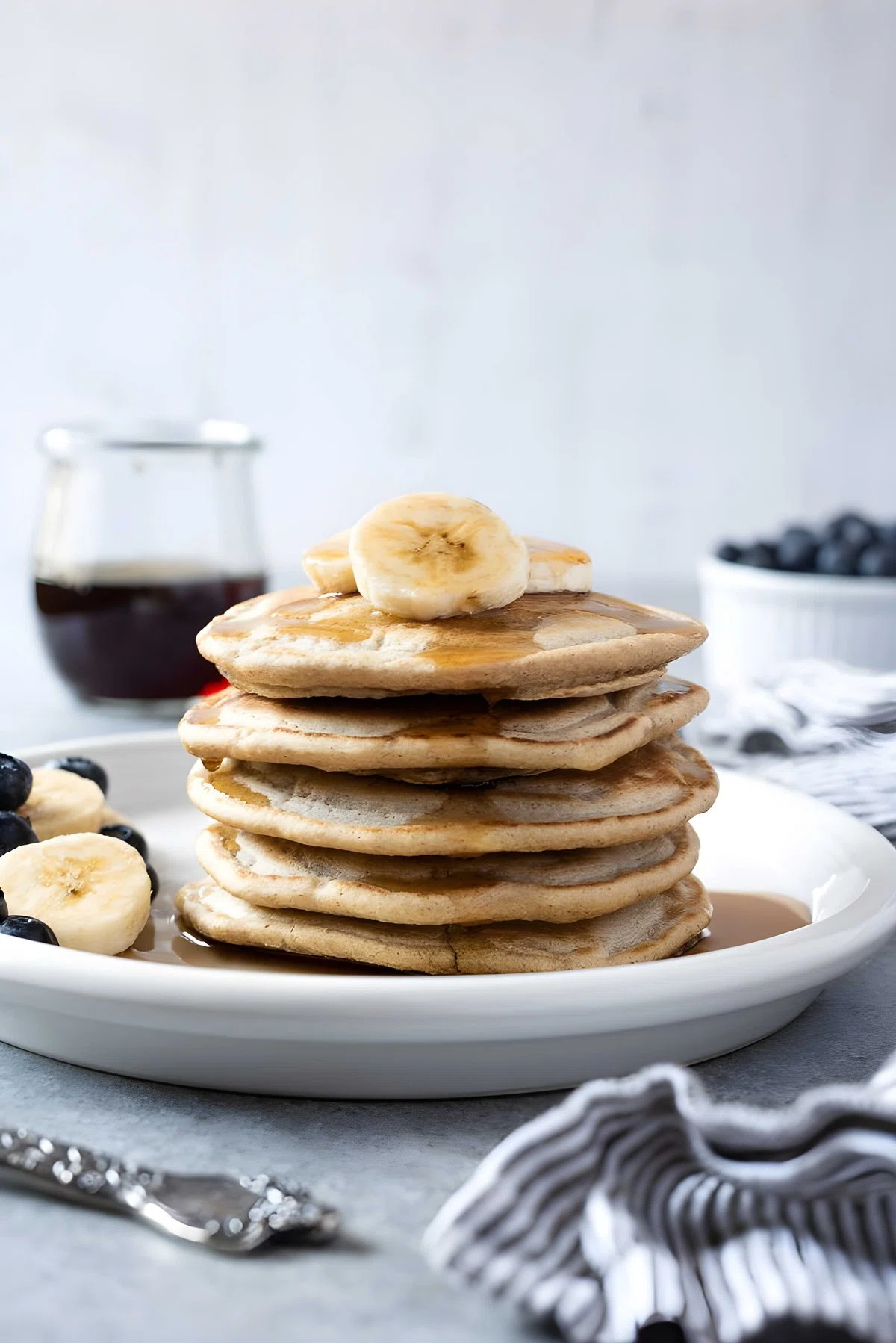 Oat Flour Pancakes (Gluten Free)