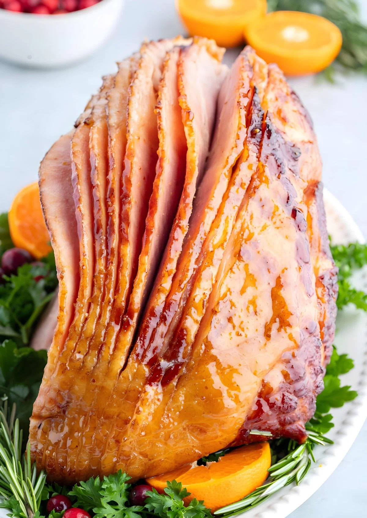 Slow Cooker Ham with Maple Glaze