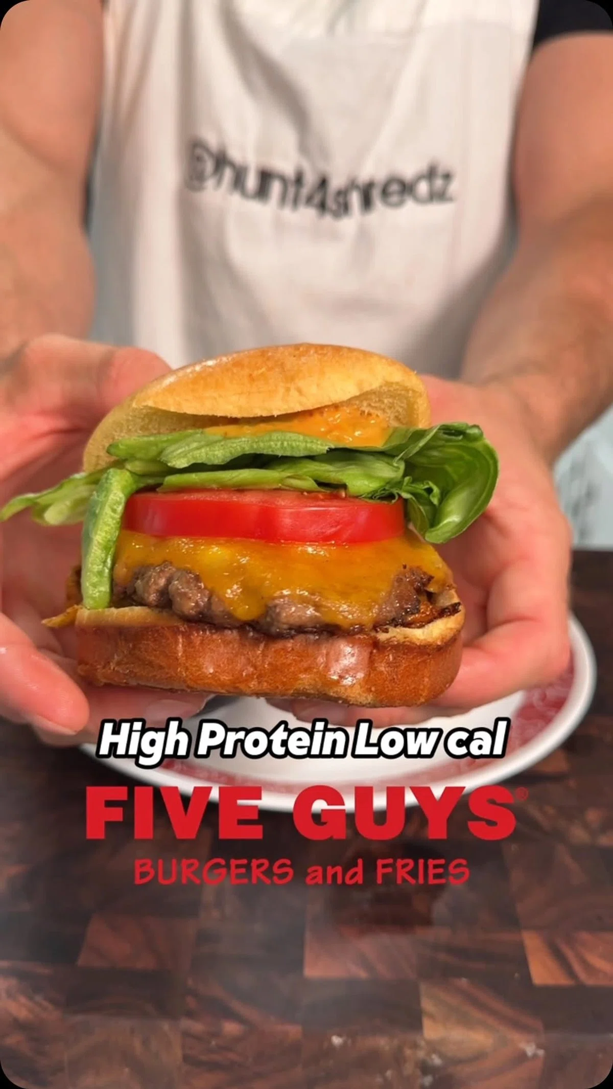 High Protein Low Cal Five Guys Burgers and Fries