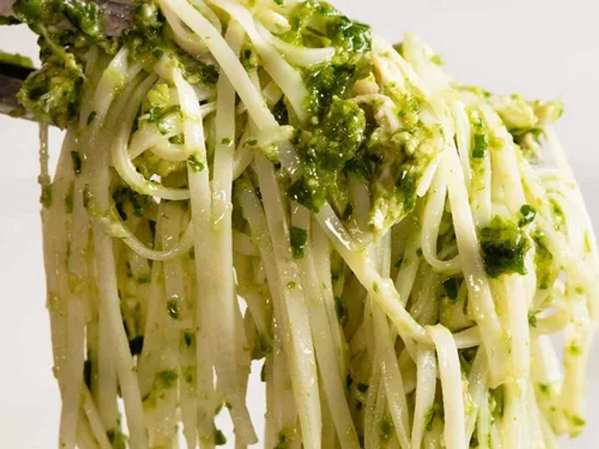 Green Ginger Rice Noodles