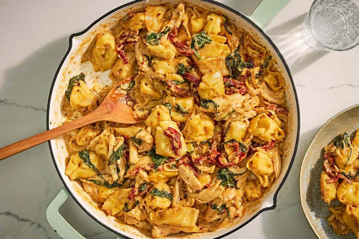 Creamy Tuscan Chicken Tortellini