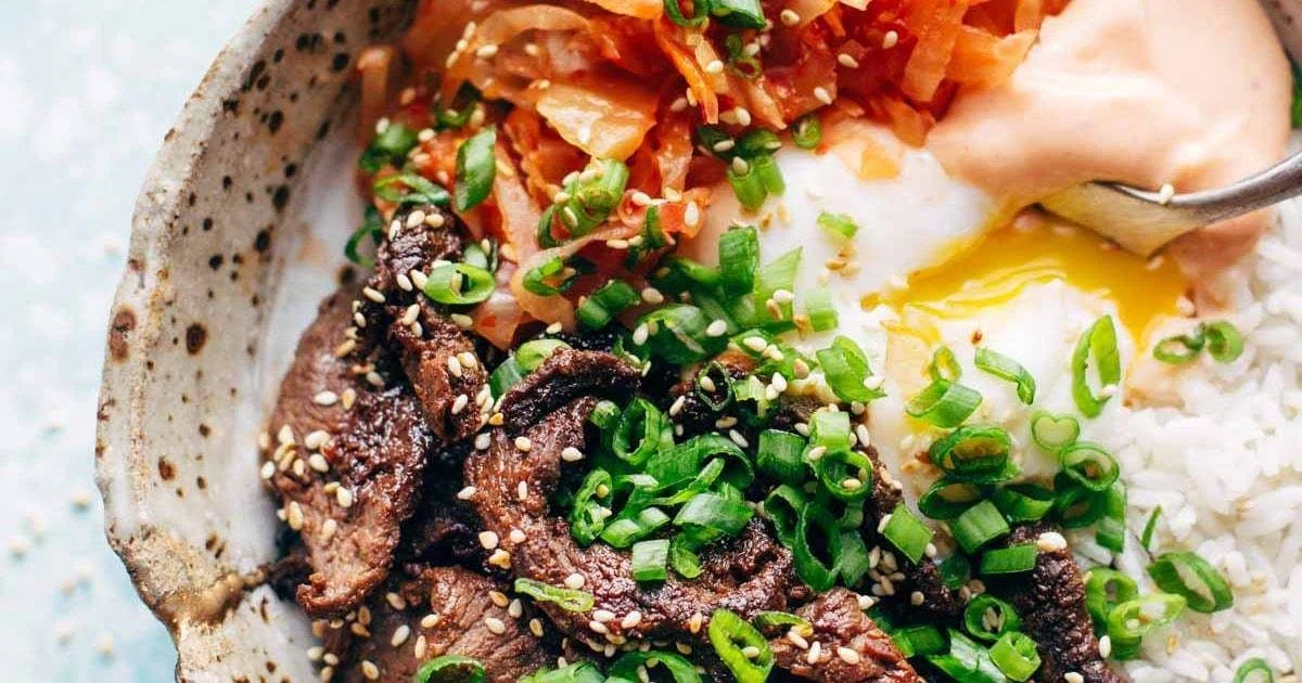 Korean BBQ Yum Yum Rice Bowls