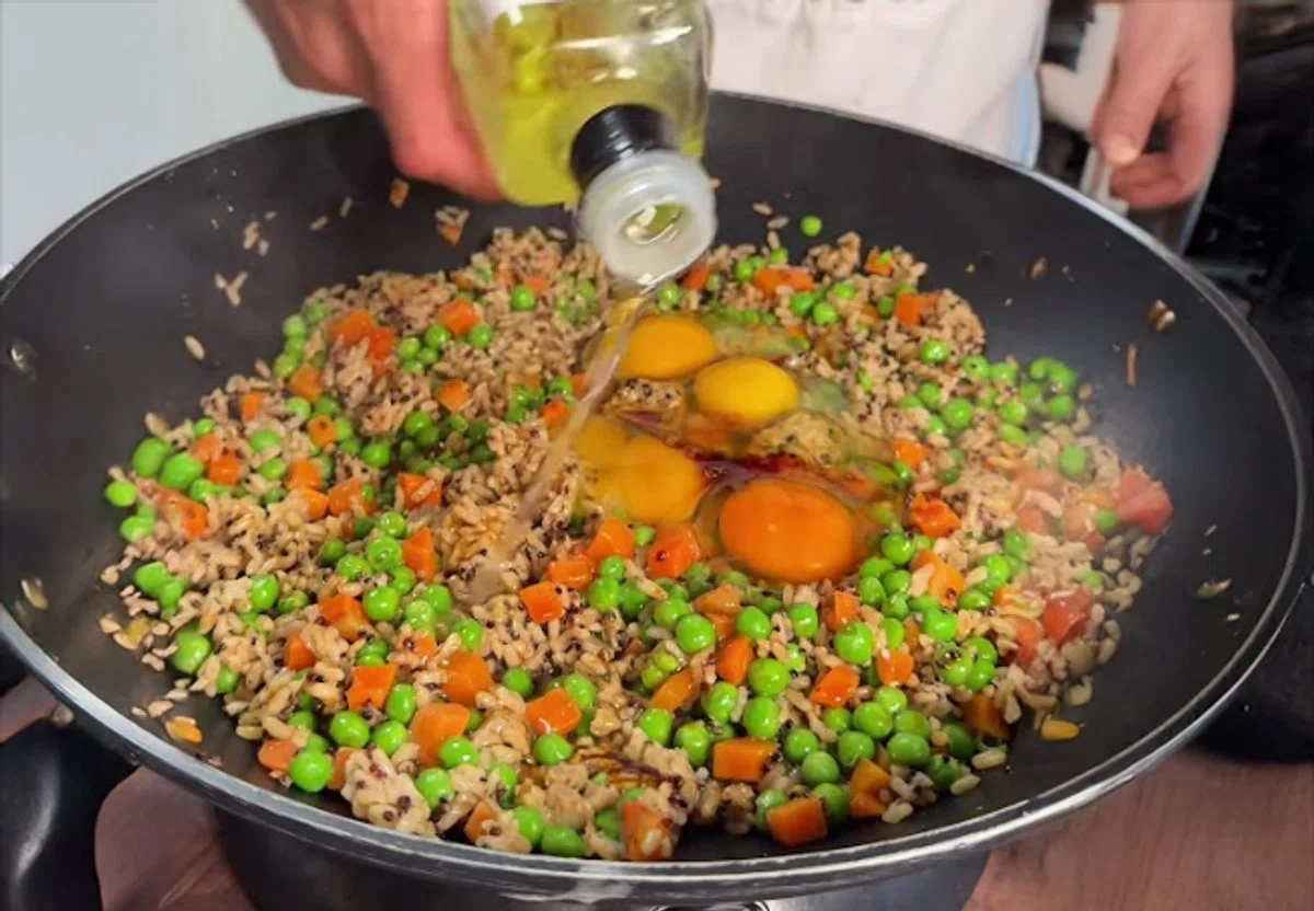 High Protein Chicken Fried Rice Meal Prep