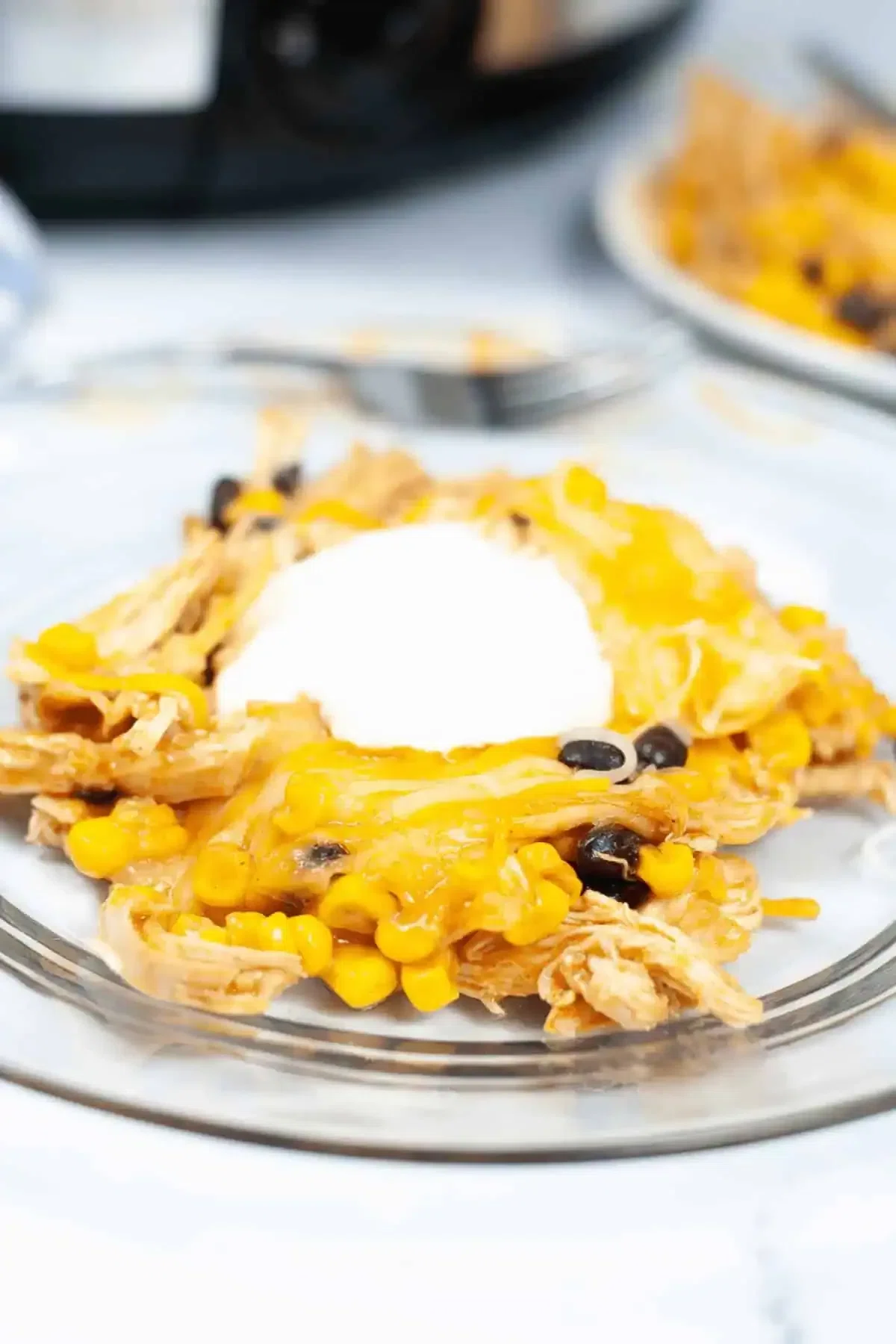 Slow Cooker Mexican Chicken Lasagna