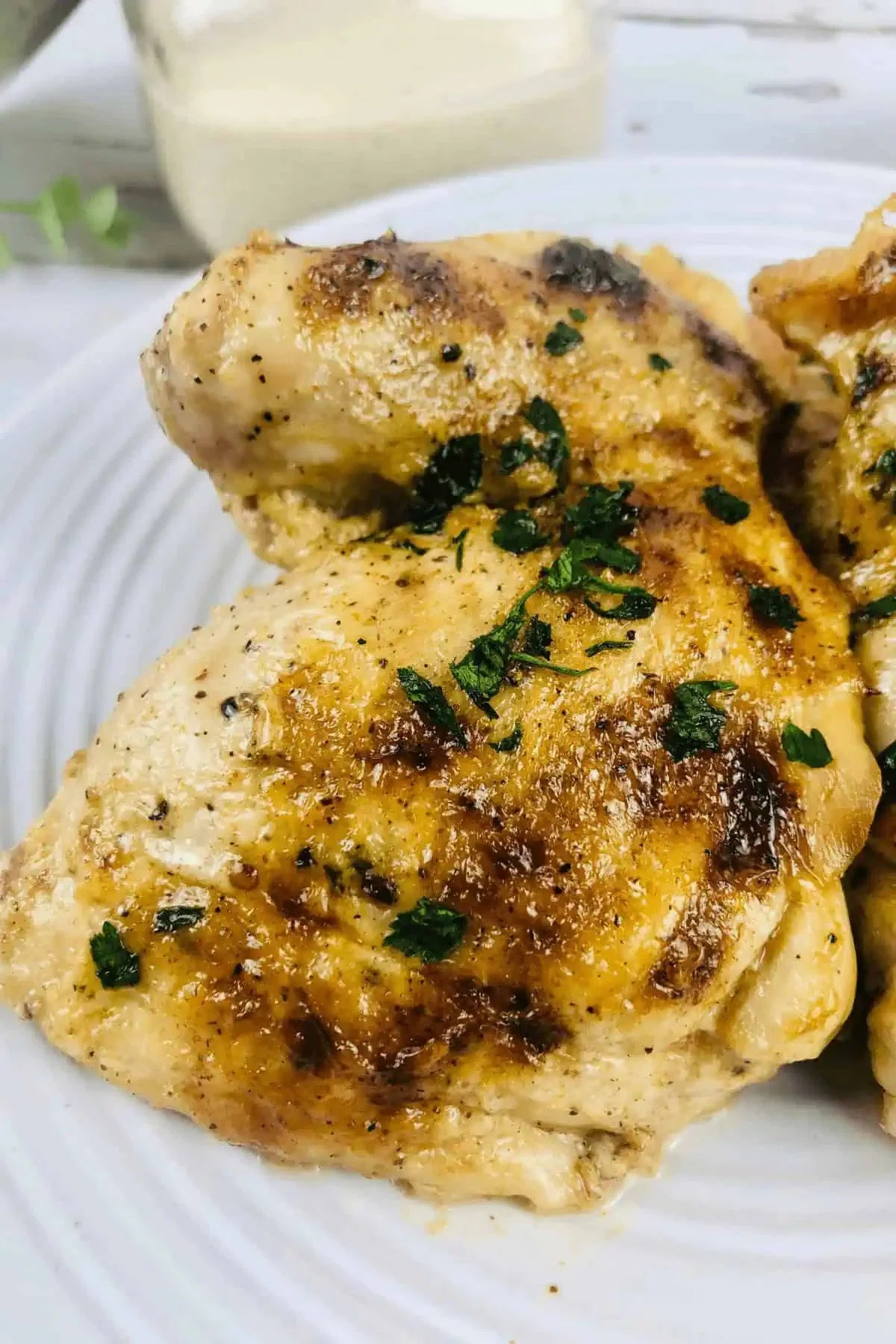 Chicken with White Barbecue Sauce