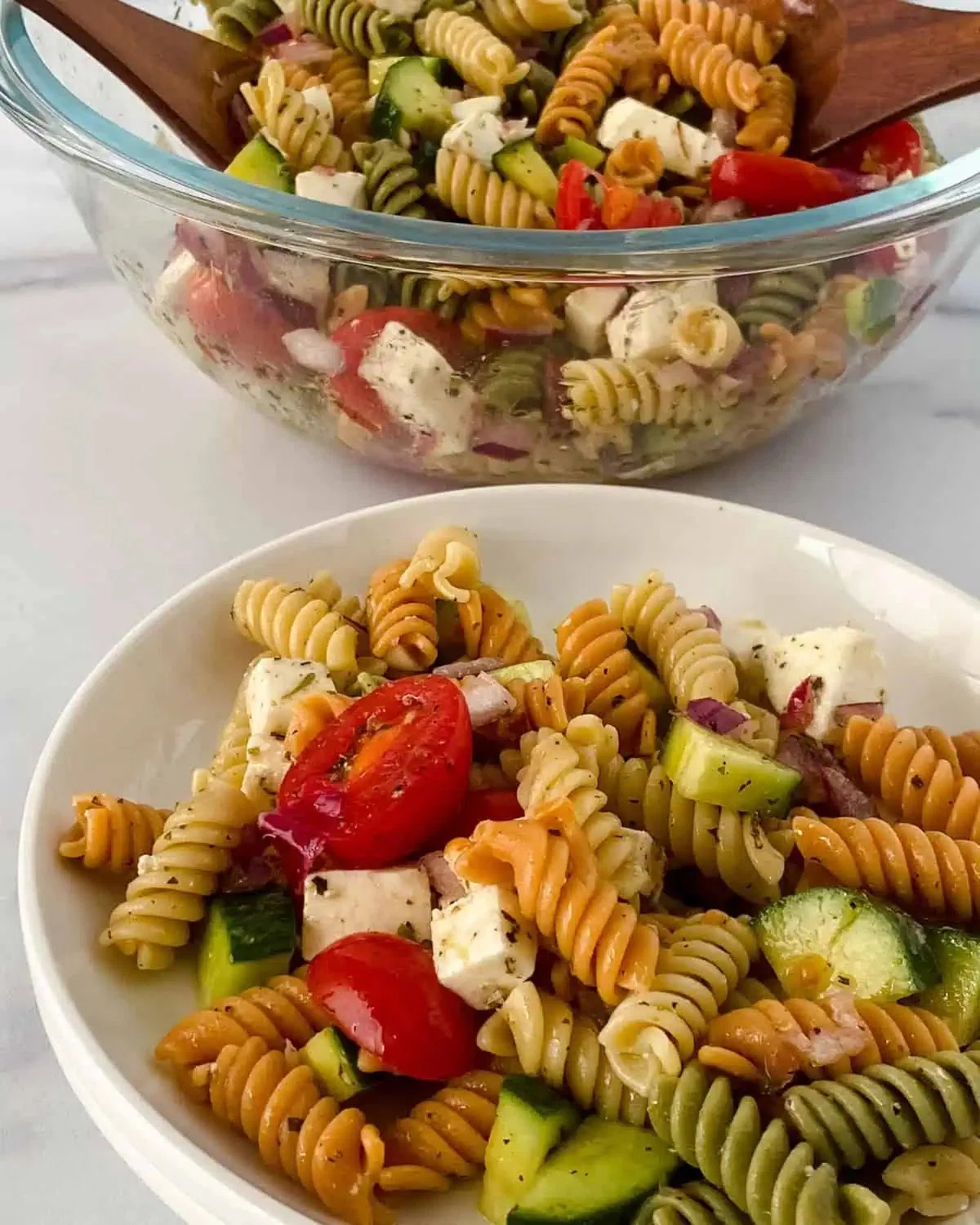 Tri-Color Rotini Pasta Salad