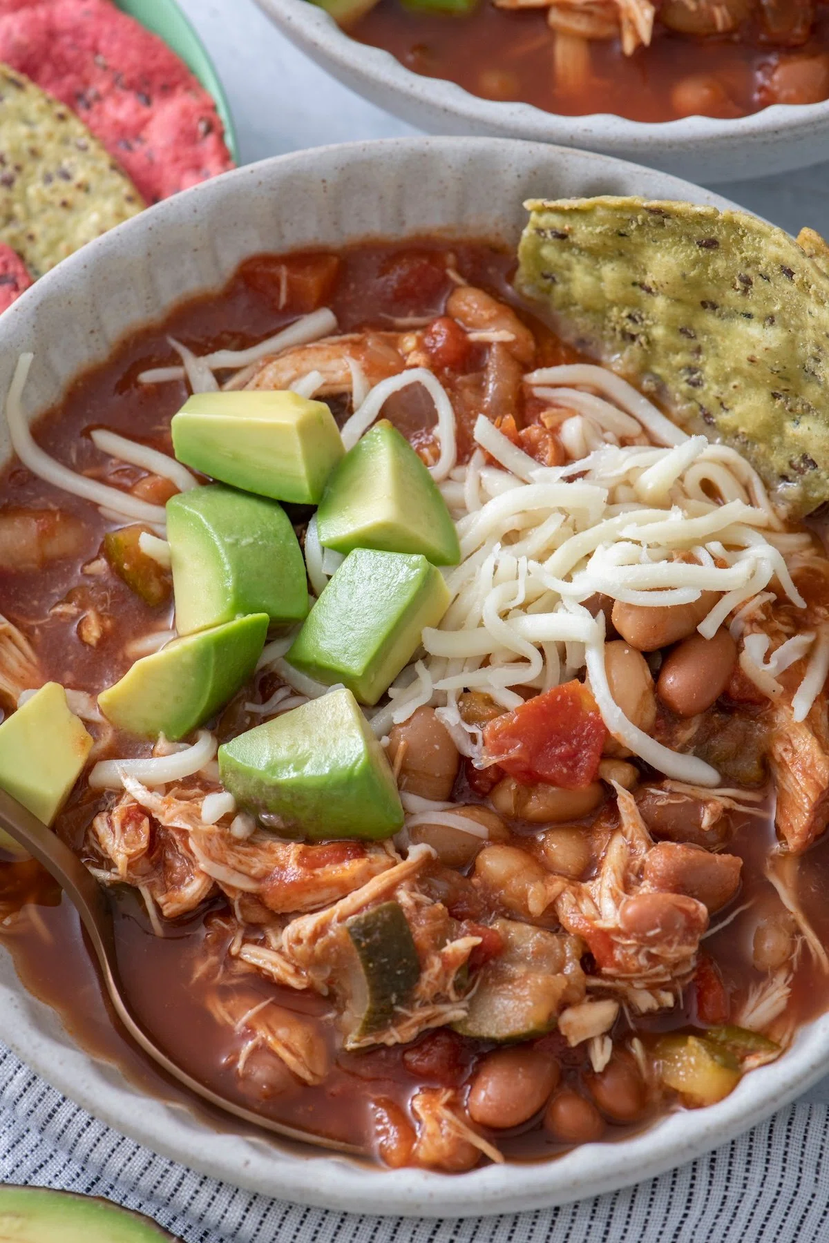 Slow Cooker Chicken Chili