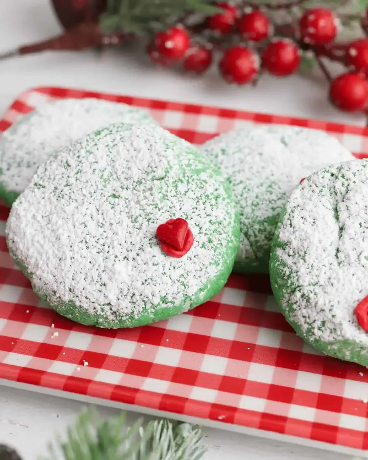 Grinch Sugar Cookies