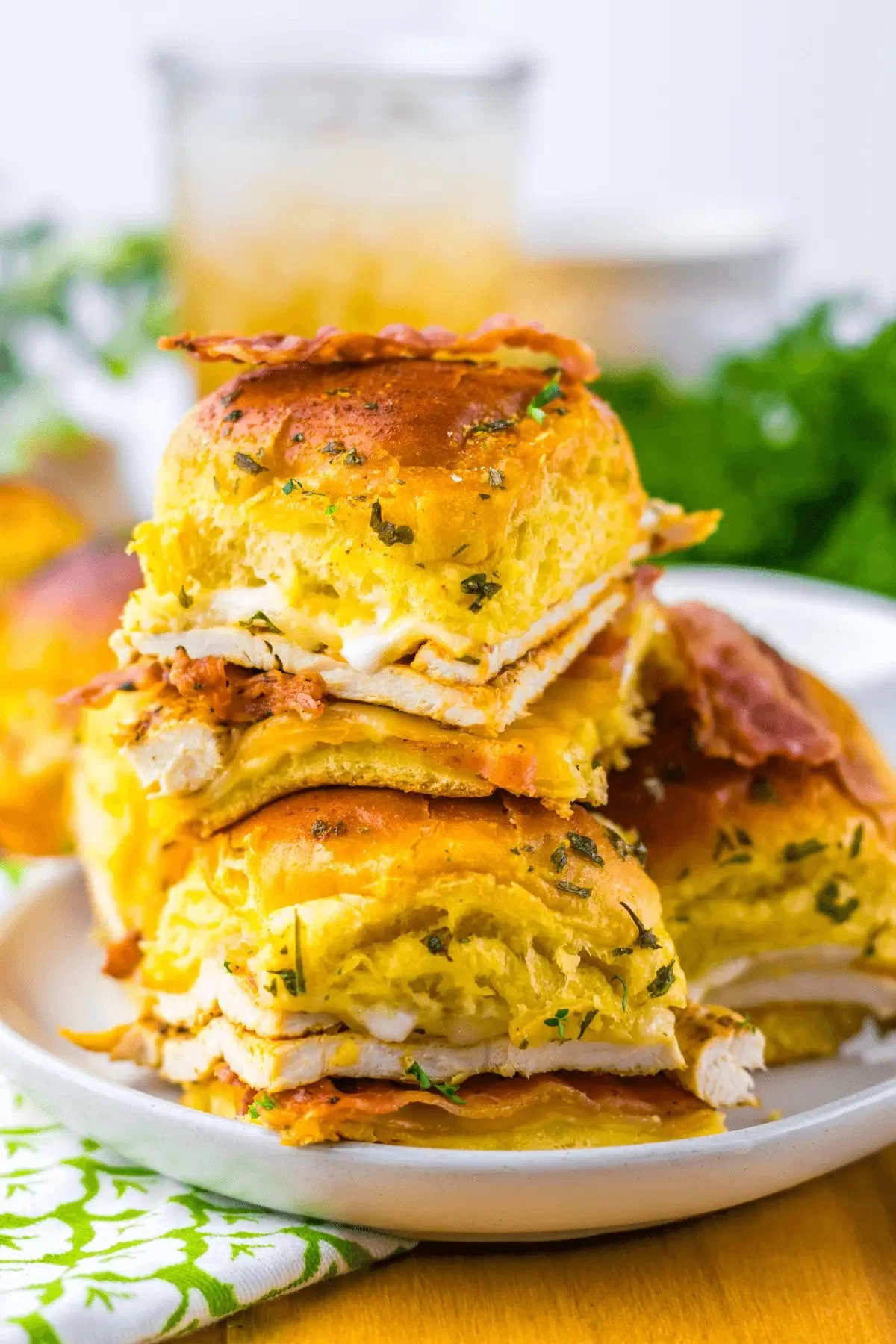 Chicken Bacon Ranch Sliders