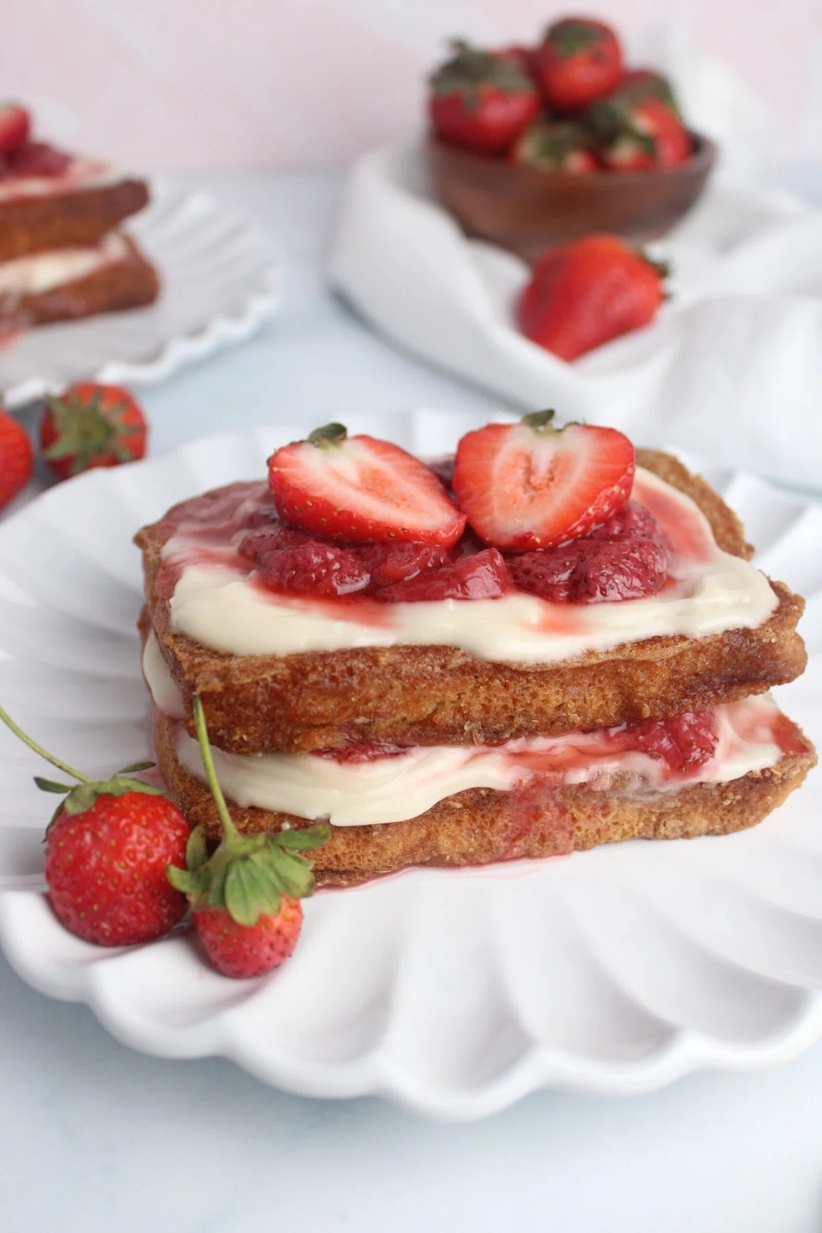Strawberry Cheesecake French Toast