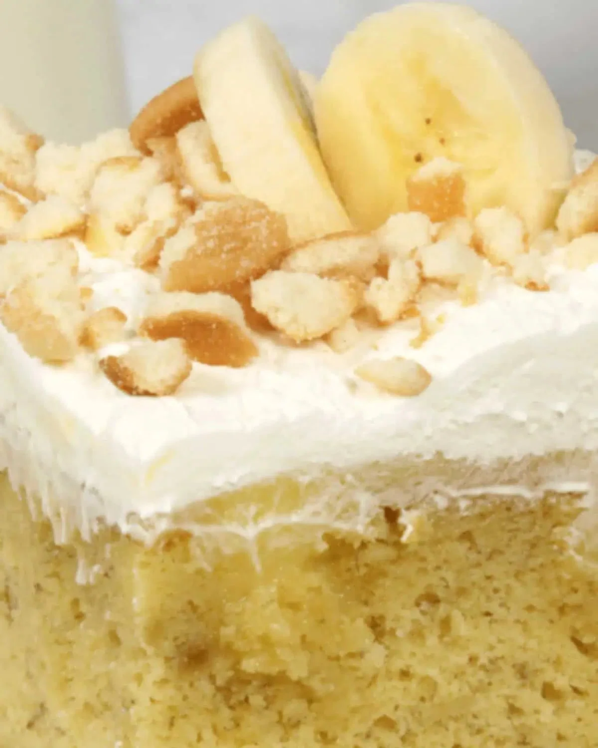 Banana Poke Cake
