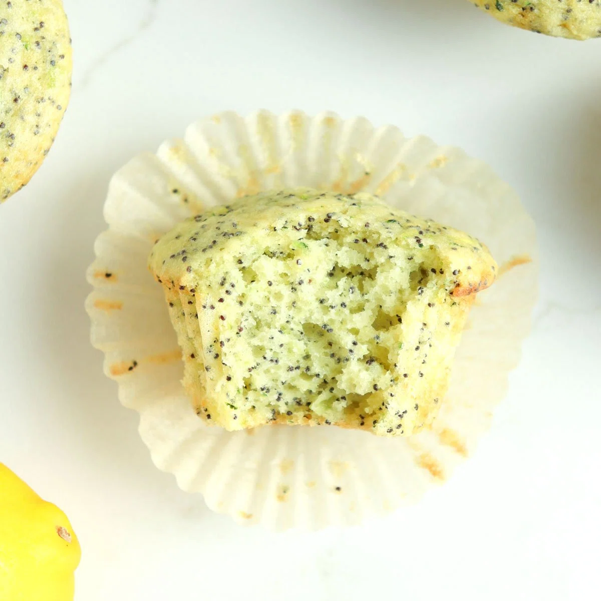 Zucchini Lemon Poppy Seed Muffins