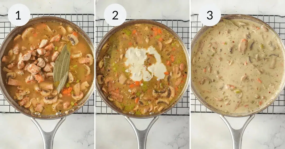 Creamy Chicken Mushroom Soup