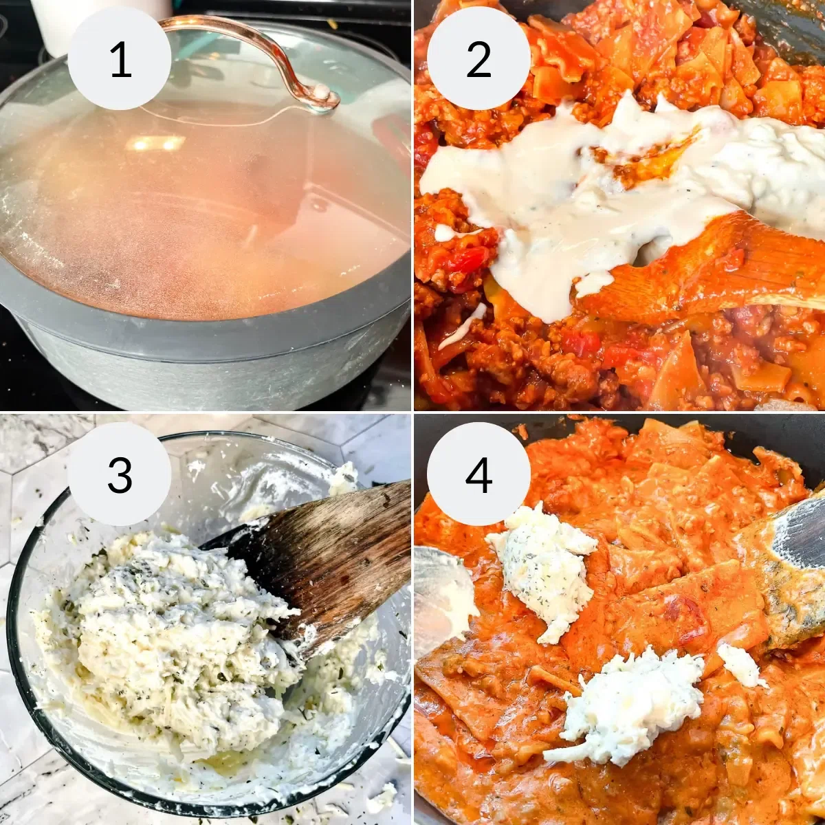 30 Minute Skillet Lasagna