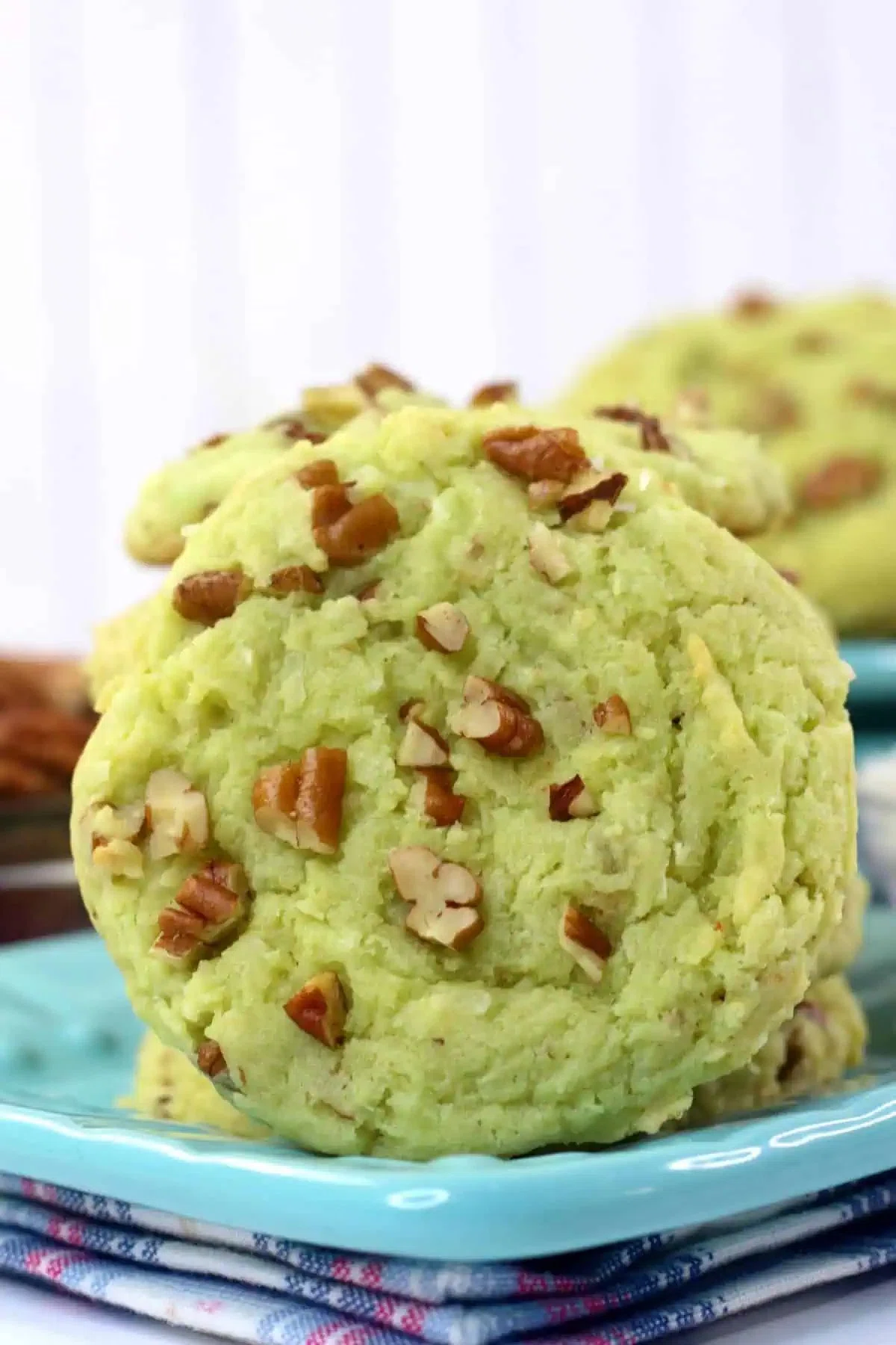 Watergate Pistachio Pudding Cookies