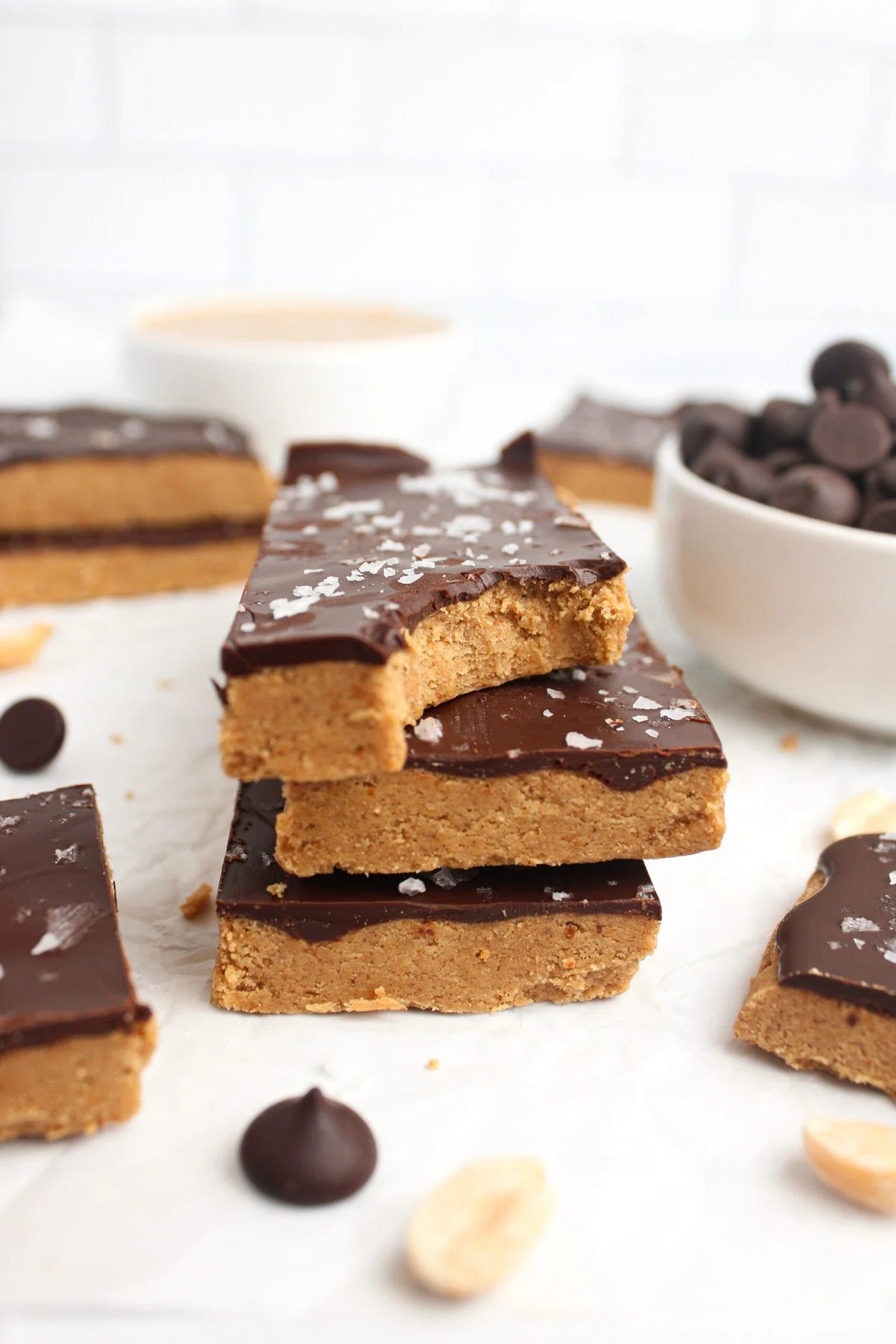 Chocolate Peanut Butter Protein Bars