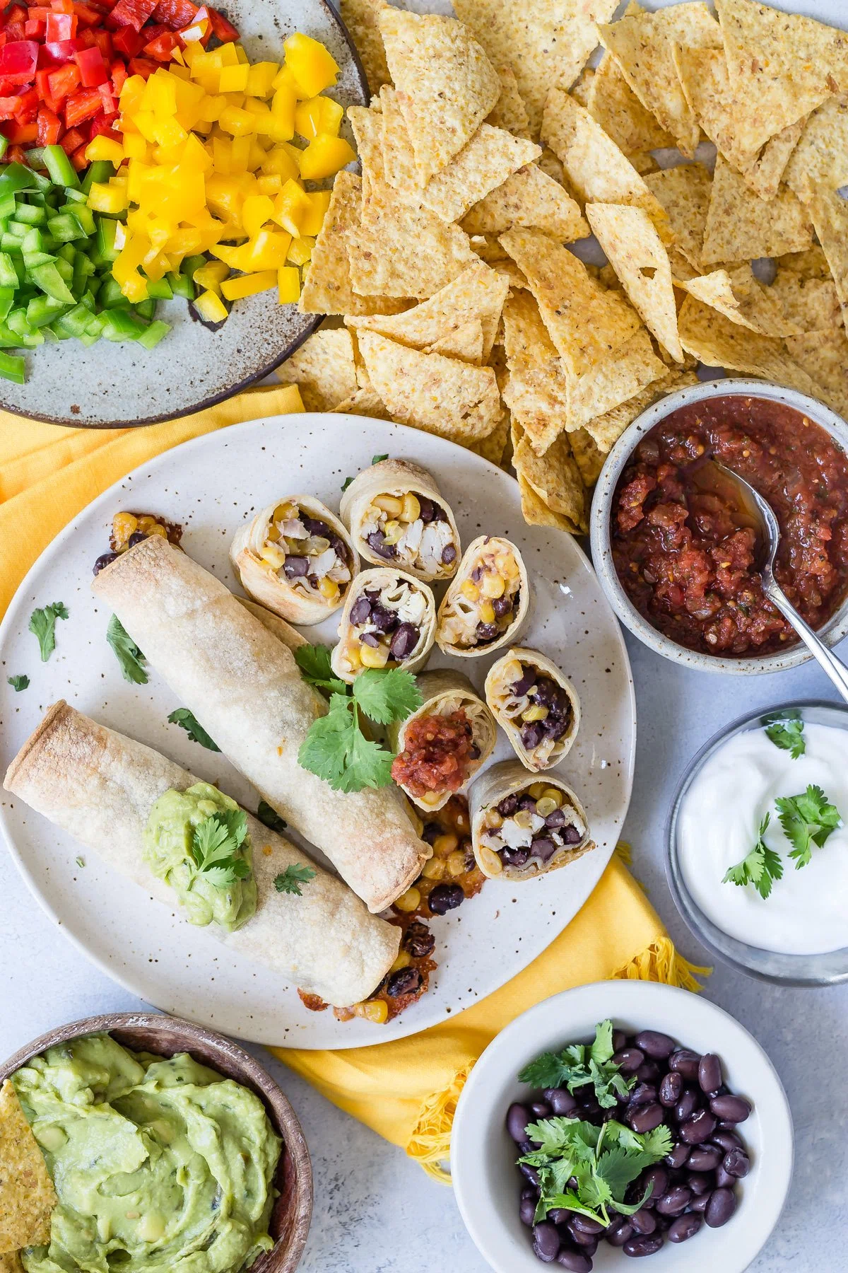DIY Baked Taquitos