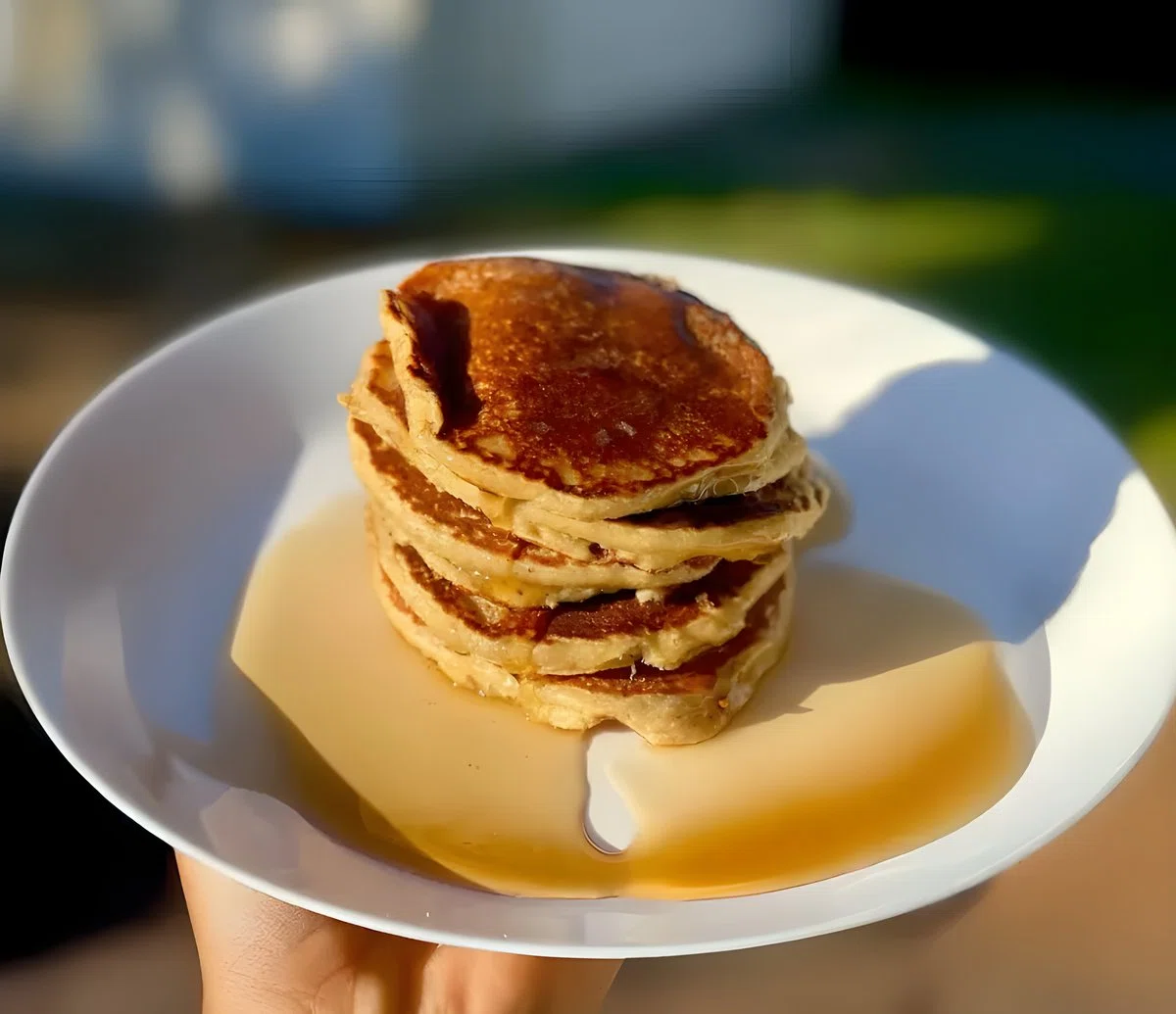 Oatmeal Protein Pancakes