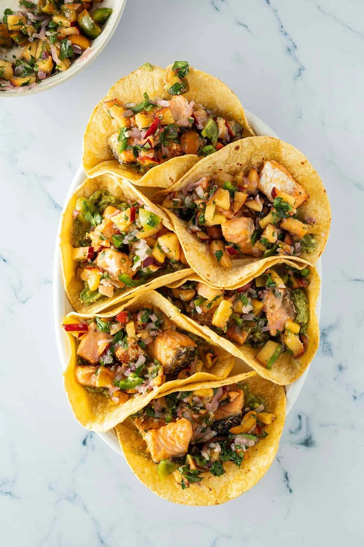 Bang Bang Salmon Tacos