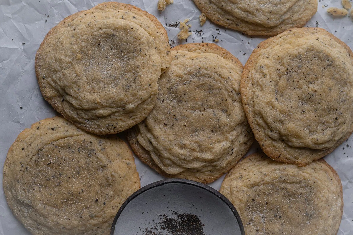 Chewy Earl Grey Sugar Cookies