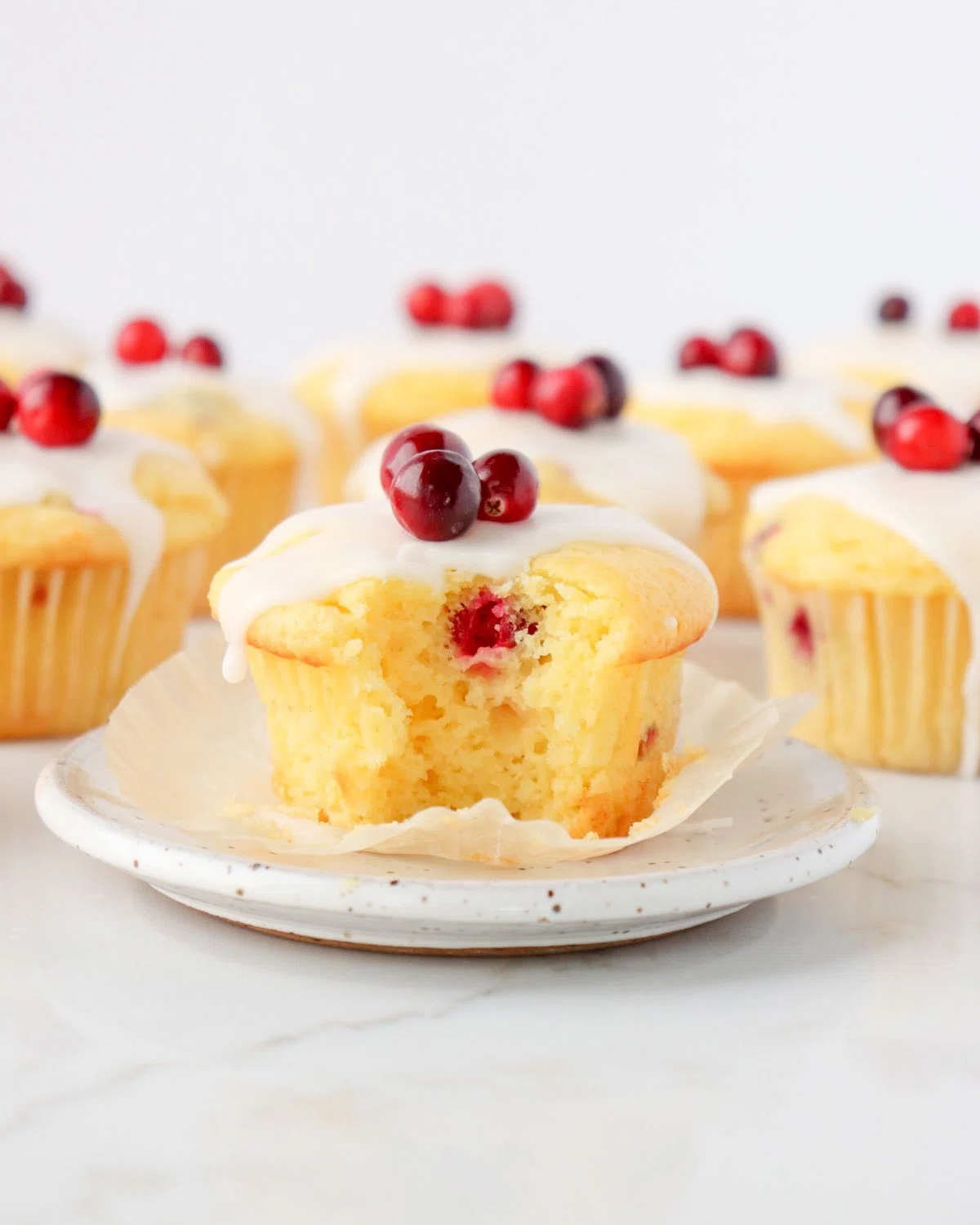 Lemon Cranberry Muffins
