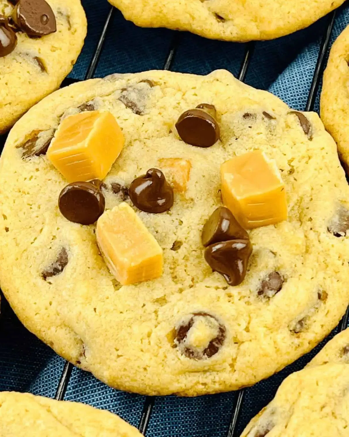 Caramel Chocolate Chip Cookies