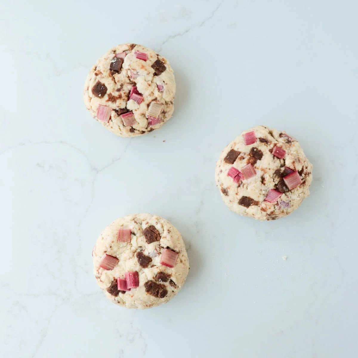 Cinnamon Rhubarb Scones